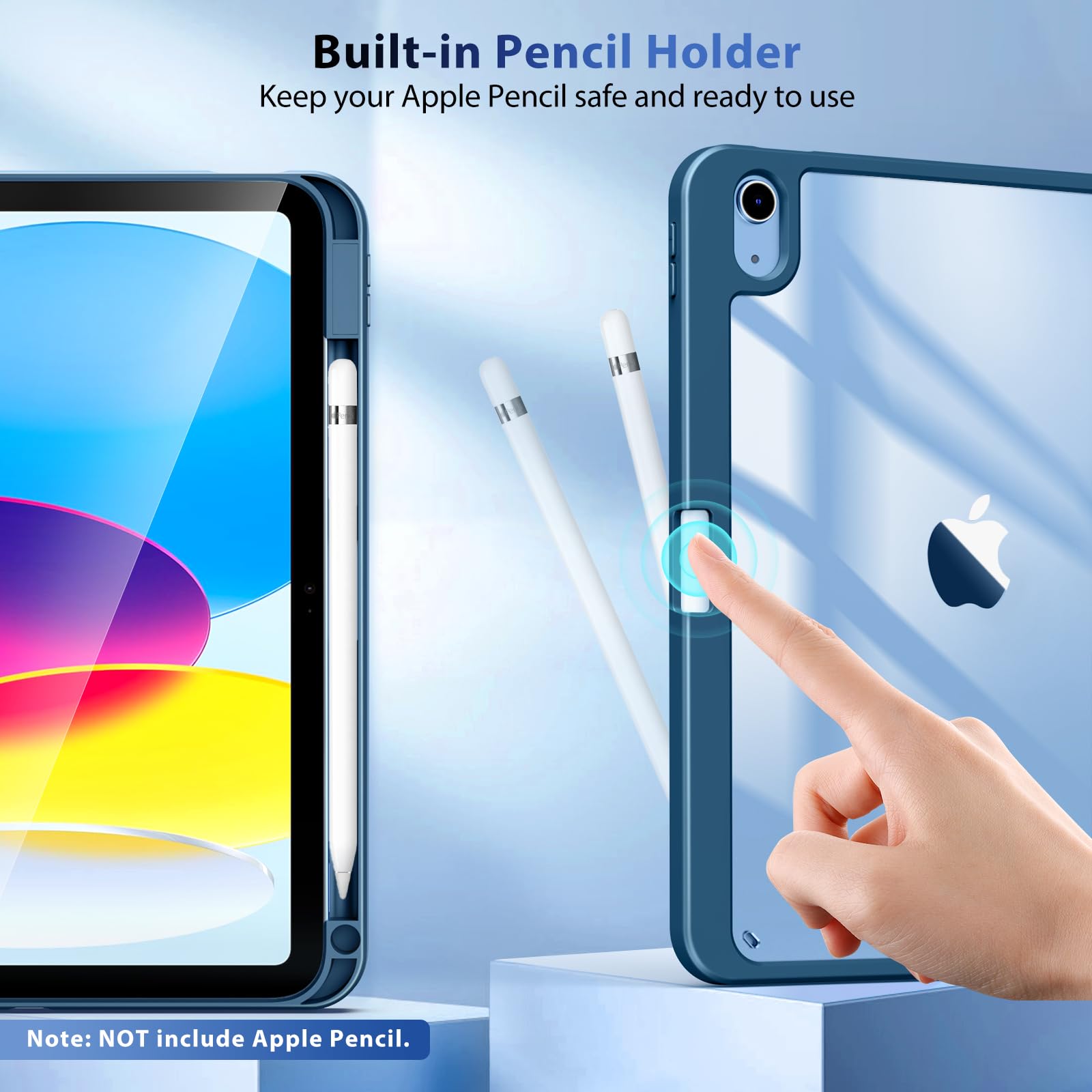 Foto 5 pulgar | Funda Timovo Para Ipad (a16) 11.ª Generación De 11 Pulgadas Con Soporte Para Lápices - Venta Internacional.
