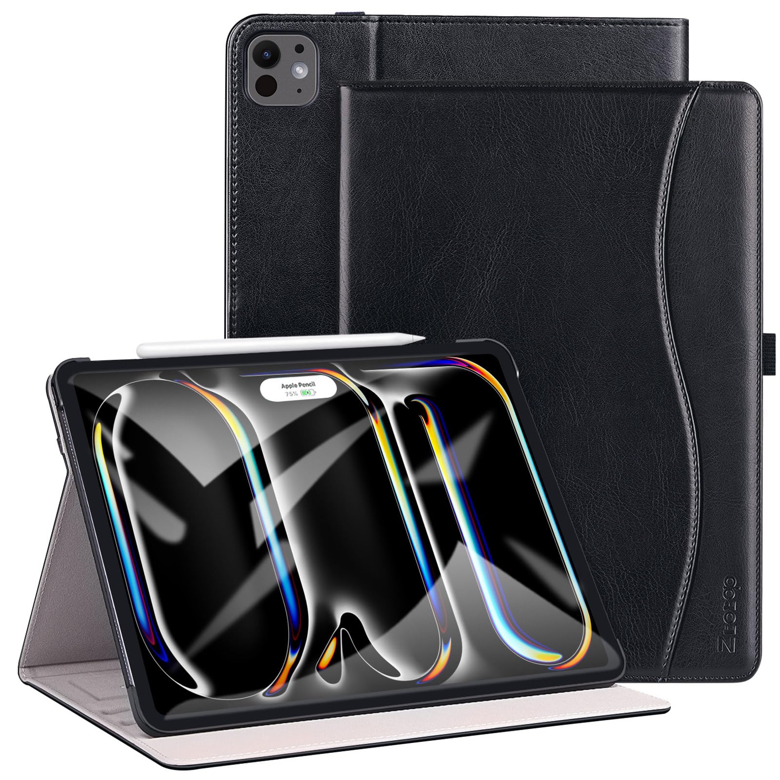 Funda Ztotopcases Para Ipad Pro 12.9 De 6ª  5ª  4ª Y 3ª Generación  Color Negro - Venta Internacional.