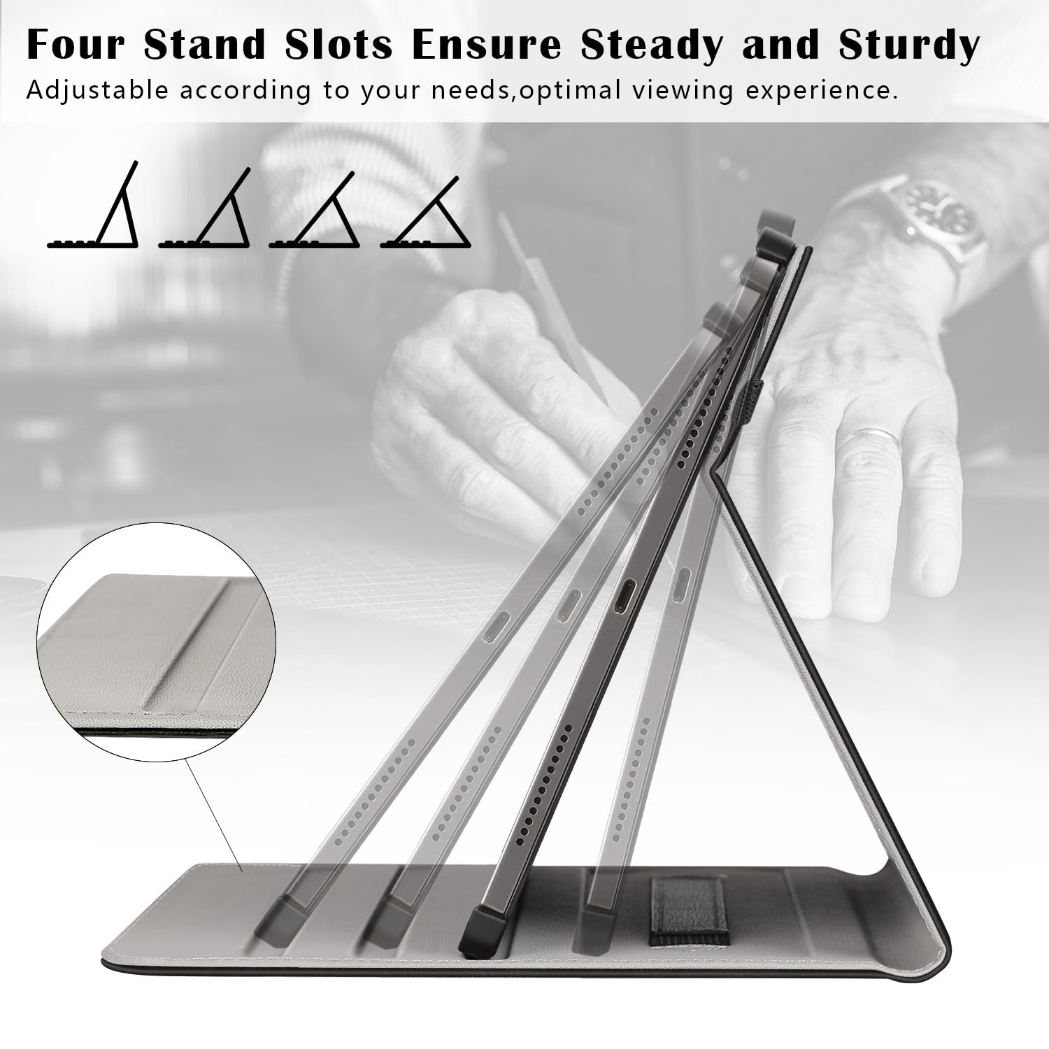Foto 5 pulgar | Funda Ztotopcases Para Ipad Pro 12.9 De 6ª  5ª  4ª Y 3ª Generación  Color Negro - Venta Internacional.