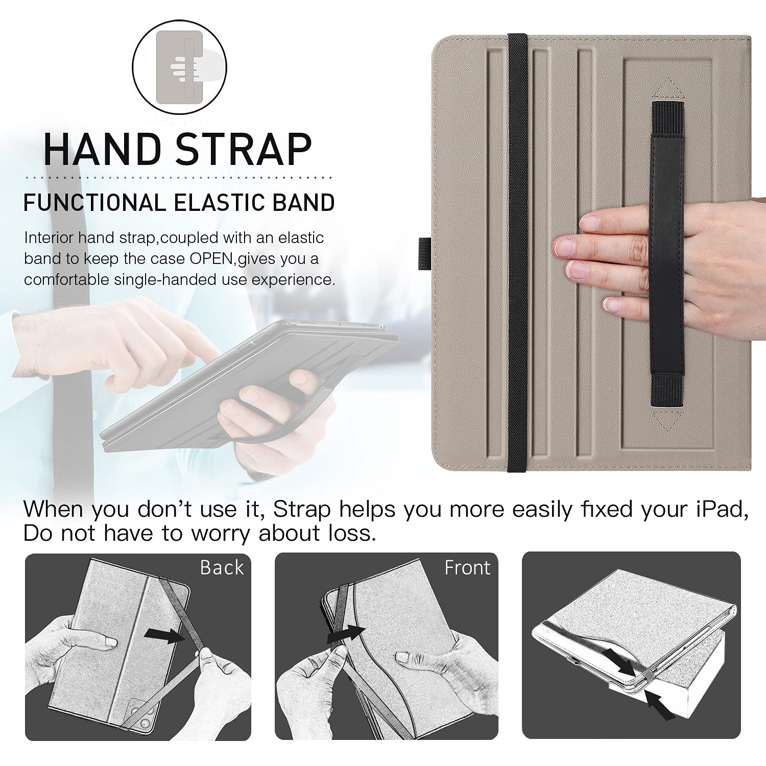 Foto 8 pulgar | Funda Ztotopcases Para Ipad Pro 12.9 De 6ª  5ª  4ª Y 3ª Generación  Color Negro - Venta Internacional.