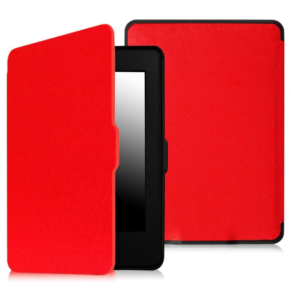 Funda Fintie Slimshell Para Kindle Paperwhite 2012-2017  Color Rojo - Venta Internacional.
