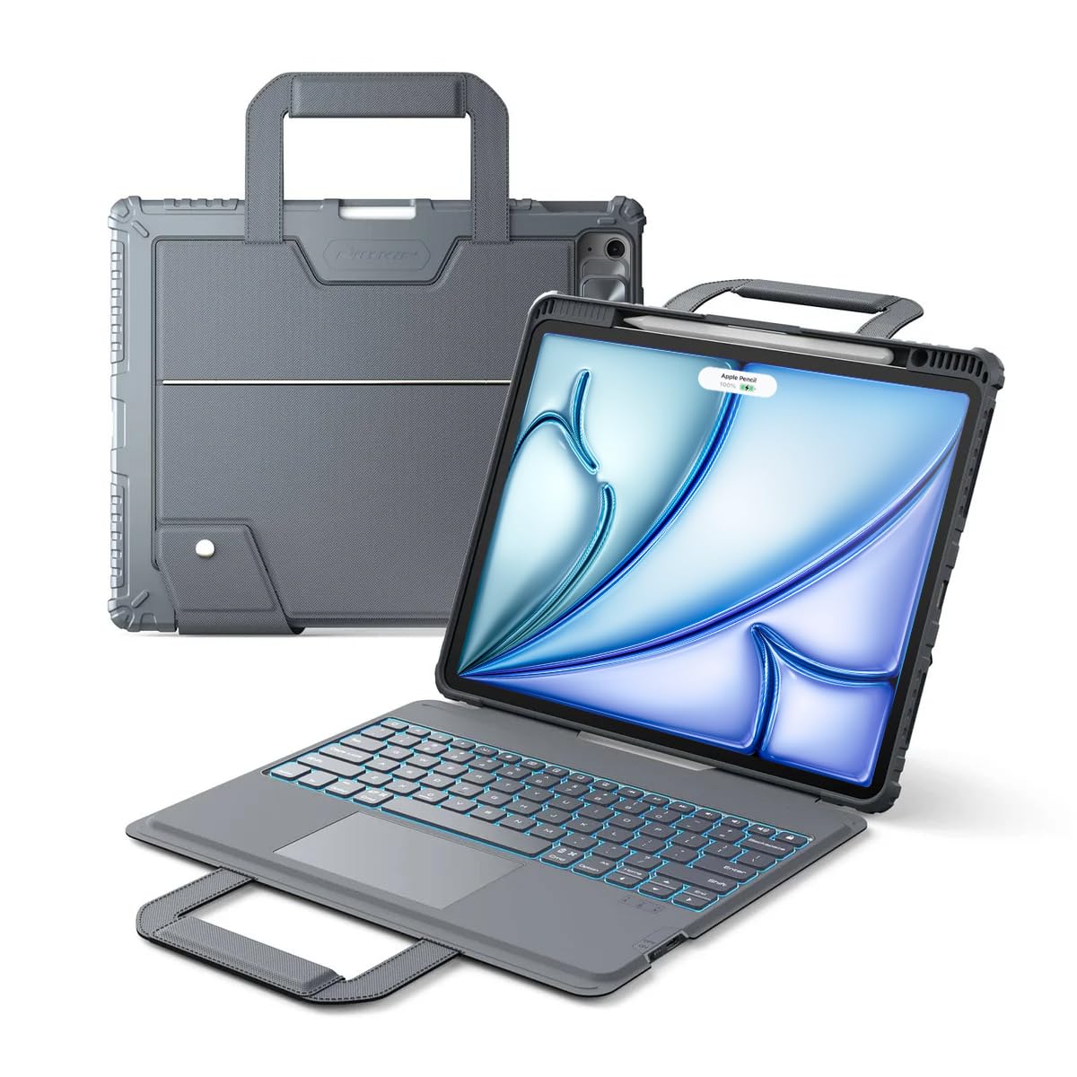 Funda Con Teclado Nillkin Carry Go Para Ipad Air De 33 Cm Y Ipad Pro De 33 Cm - Venta Internacional.