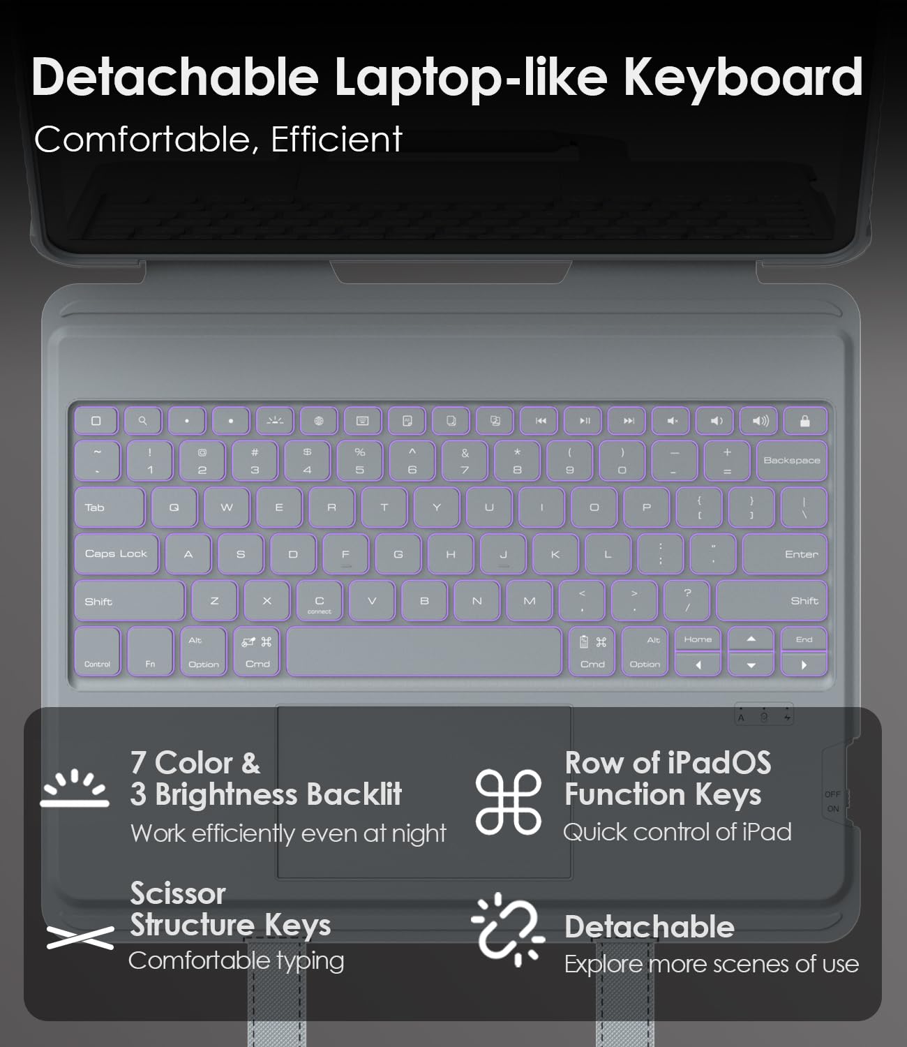 Foto 4 | Funda Con Teclado Nillkin Carry Go Para Ipad Air De 33 Cm Y Ipad Pro De 33 Cm - Venta Internacional.
