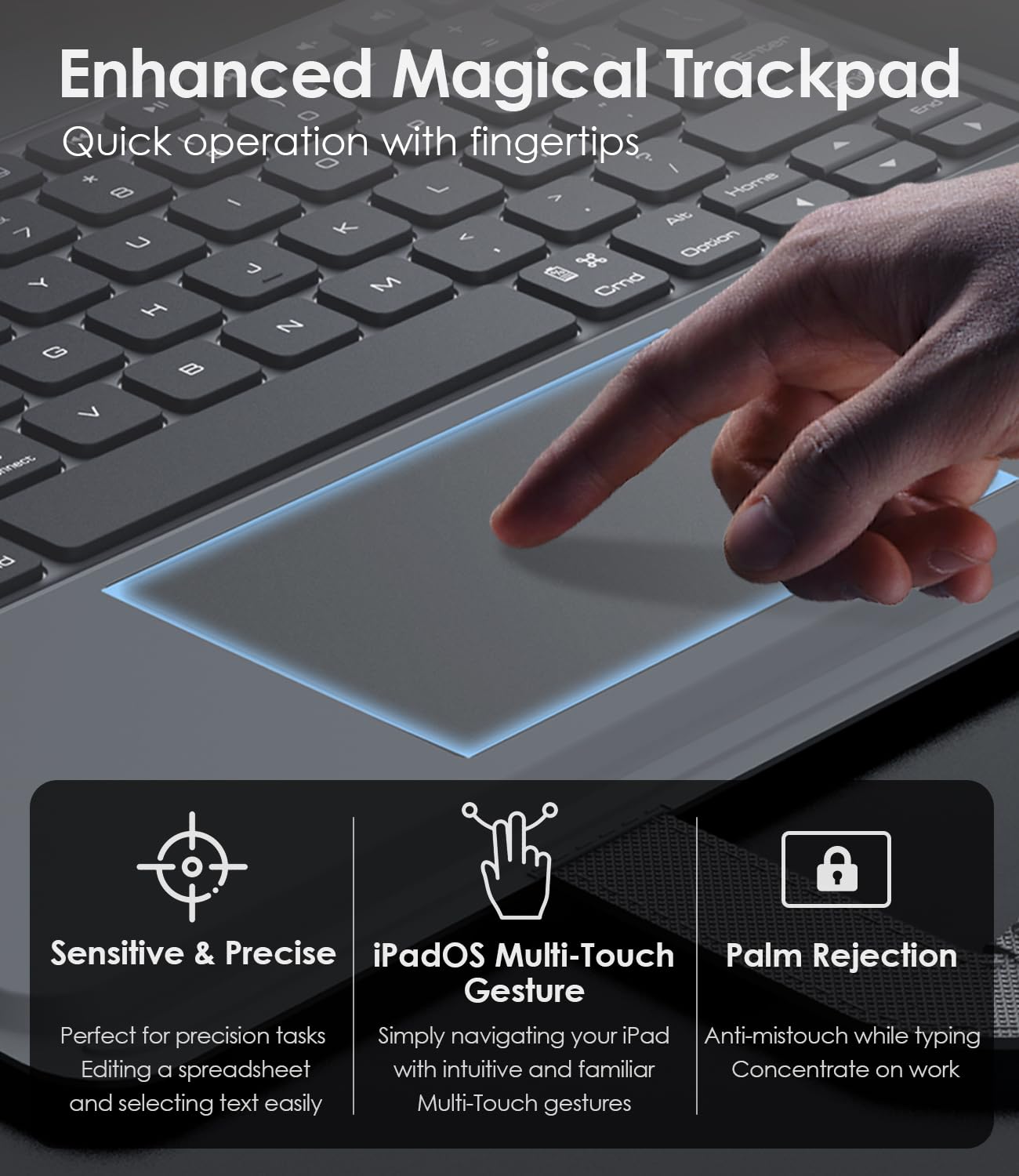 Foto 6 pulgar | Funda Con Teclado Nillkin Carry Go Para Ipad Air De 33 Cm Y Ipad Pro De 33 Cm - Venta Internacional.