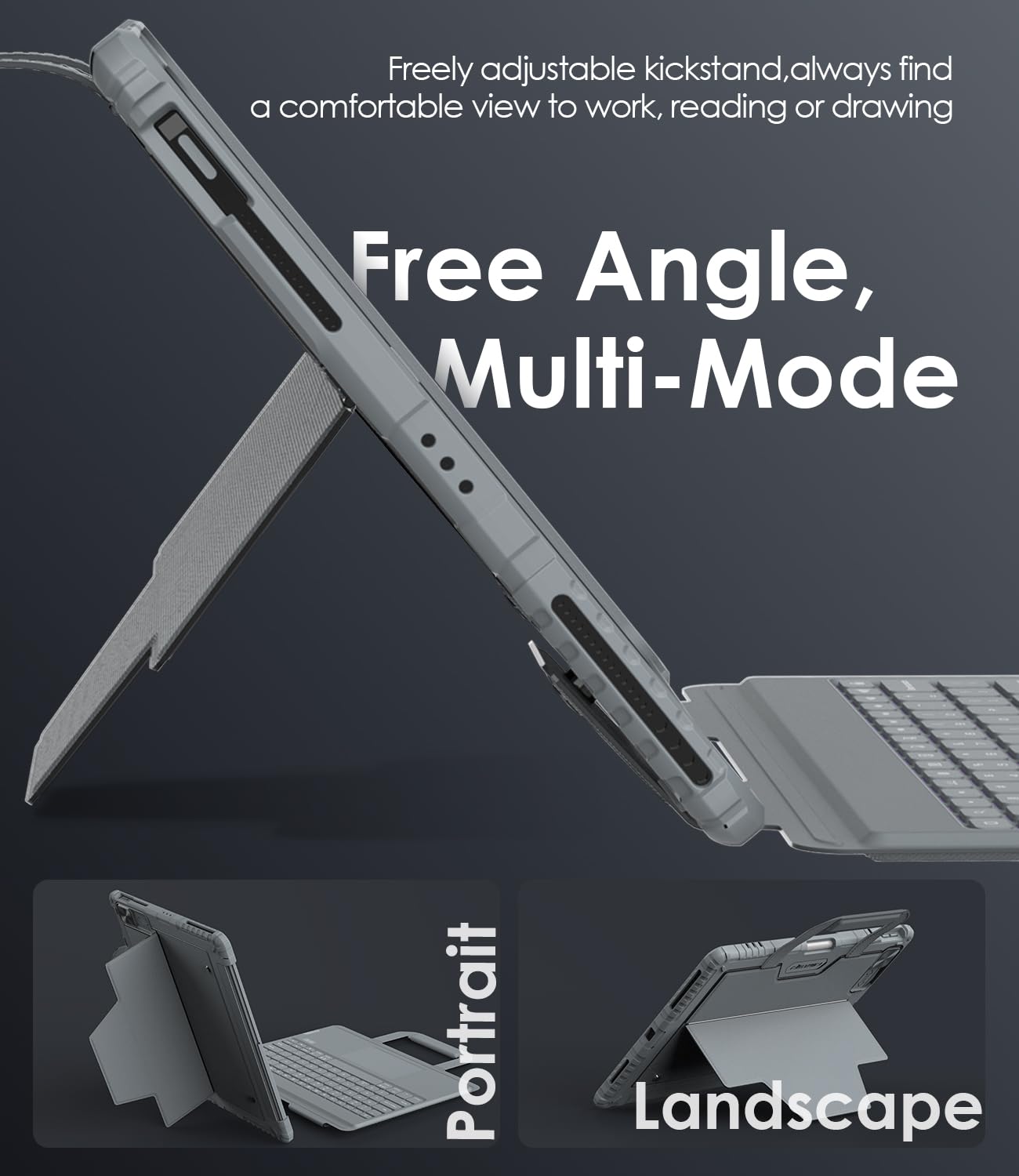Foto 8 pulgar | Funda Con Teclado Nillkin Carry Go Para Ipad Air De 33 Cm Y Ipad Pro De 33 Cm - Venta Internacional.