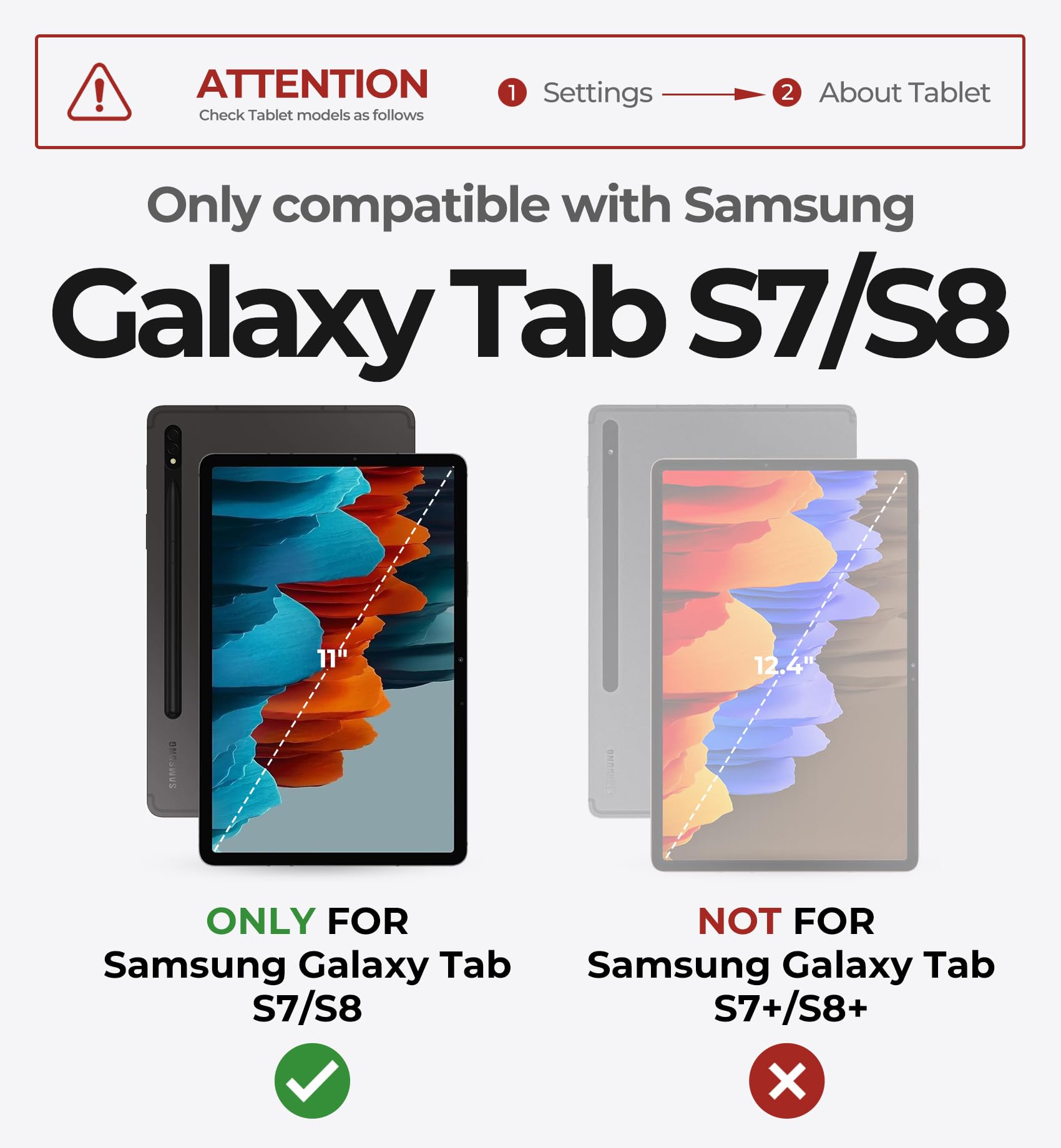 Foto 3 pulgar | Funda Con Teclado Para Samsung Galaxy Tab S8/s7 11'' - Negro - Venta Internacional.