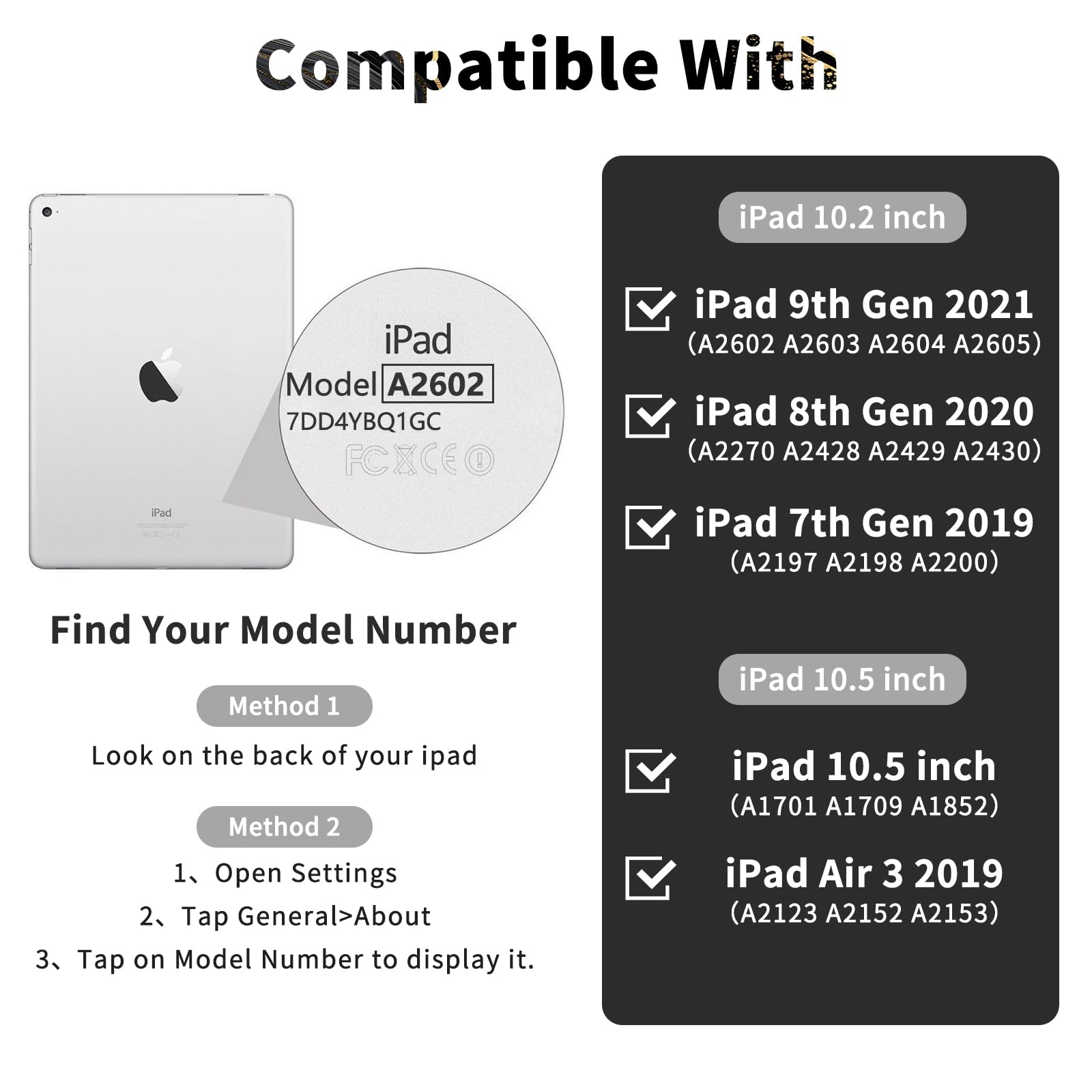 Foto 3 pulgar | Funda Con Teclado Fuwang Para Ipad 9ª  8ª Generación  10 2 Pulgadas - Venta Internacional.