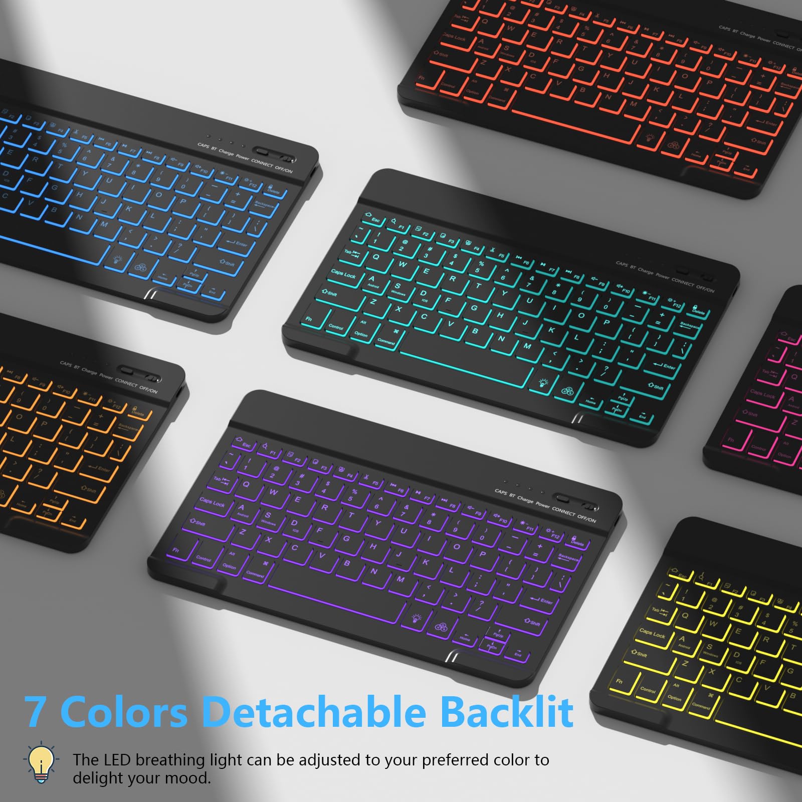 Foto 5 pulgar | Funda Con Teclado Fuwang Para Ipad 9ª  8ª Generación  10 2 Pulgadas - Venta Internacional.
