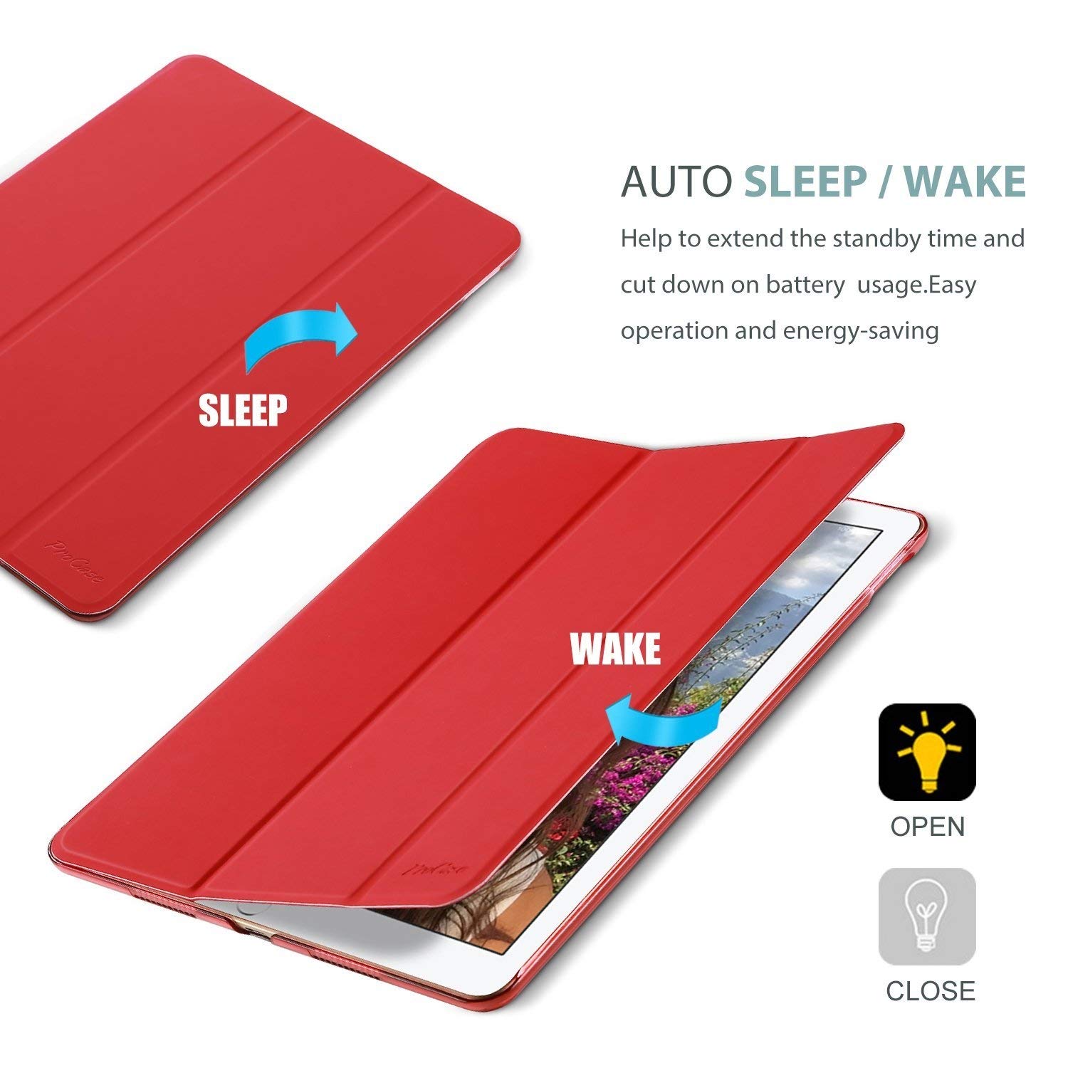 Foto 3 pulgar | Funda Procase Smart Para Ipad Air 3.ª Generación De 10.5 Pulgadas 2019/pro 10.5 Pulgadas - Venta Internacional.