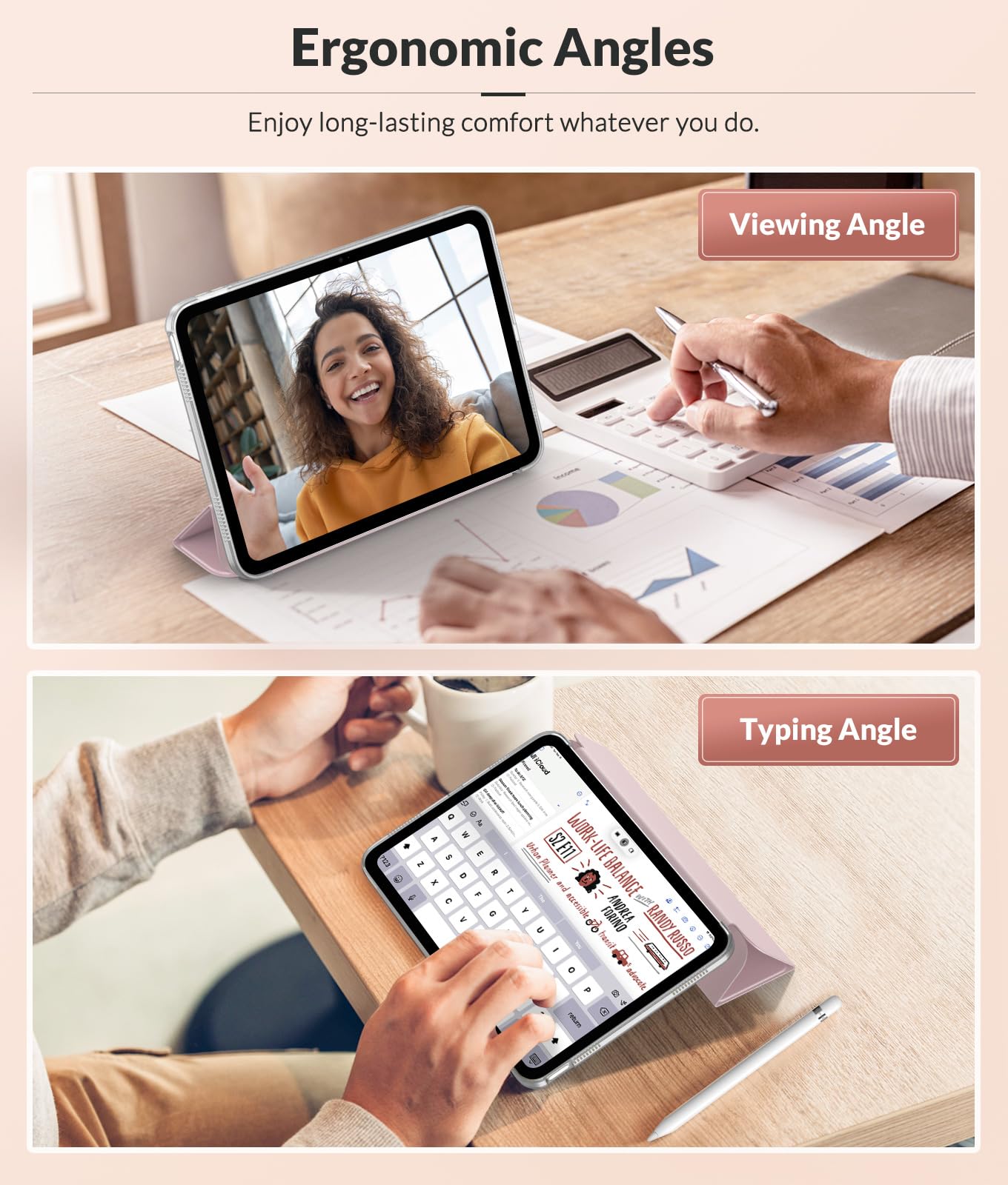 Foto 5 | Funda Moko Para El Nuevo Ipad De 11.ª Y 10.ª Generación Con Parte Trasera Translúcida - Venta Internacional.