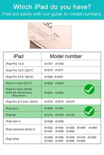 Foto 2 | Funda Ztotopcases Para Ipad De 6ª Y 5ª Generación De 9 7 Pulgadas Y Ipad Air 2/1 - Venta Internacional.