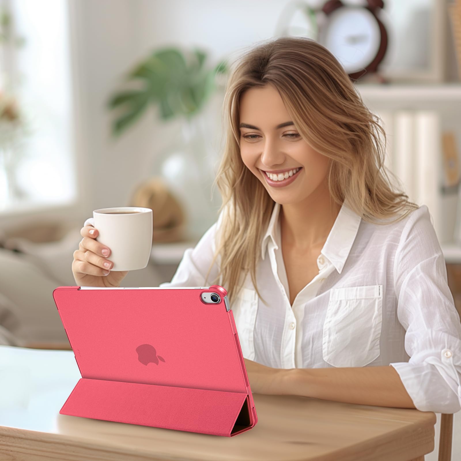 Foto 4 pulgar | Funda Procase Para Ipad Air 13 Pulgadas M3 2025/m2 2024 - Rojo - Venta Internacional.