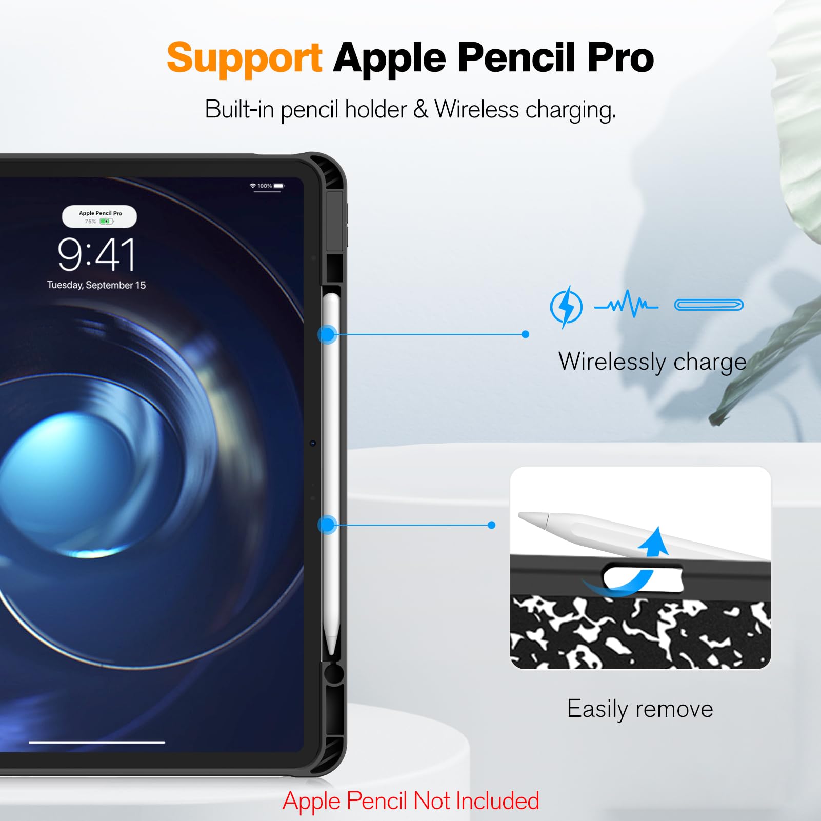 Foto 5 pulgar | Funda Fintie Slimshell Para Ipad Pro De 13 Pulgadas (m4) 2024 Con Lápiz - Venta Internacional.