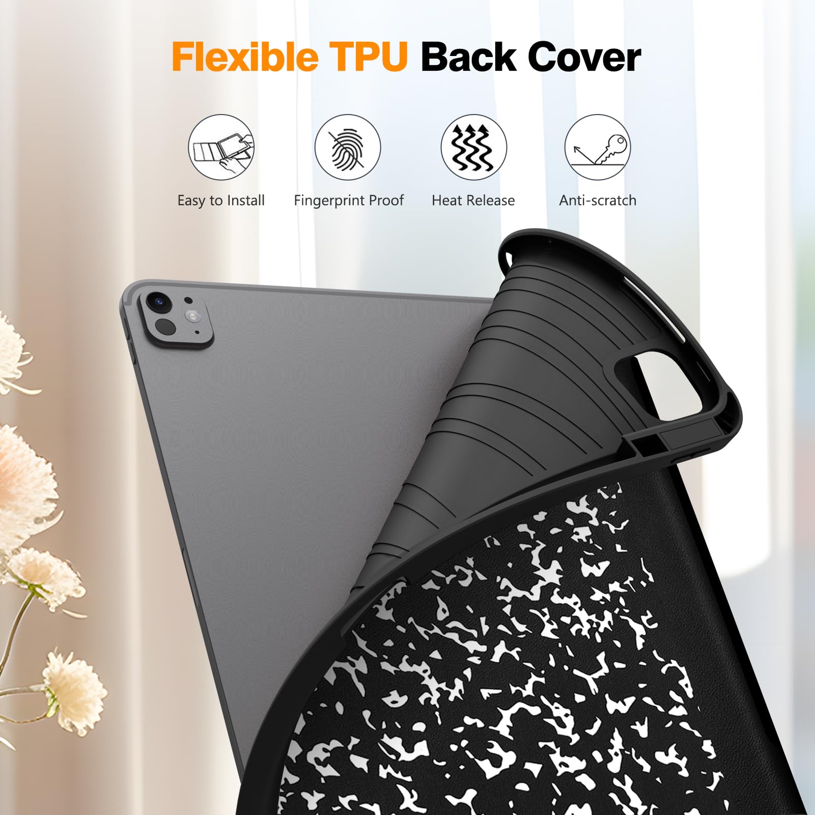 Foto 6 pulgar | Funda Fintie Slimshell Para Ipad Pro De 13 Pulgadas (m4) 2024 Con Lápiz - Venta Internacional.