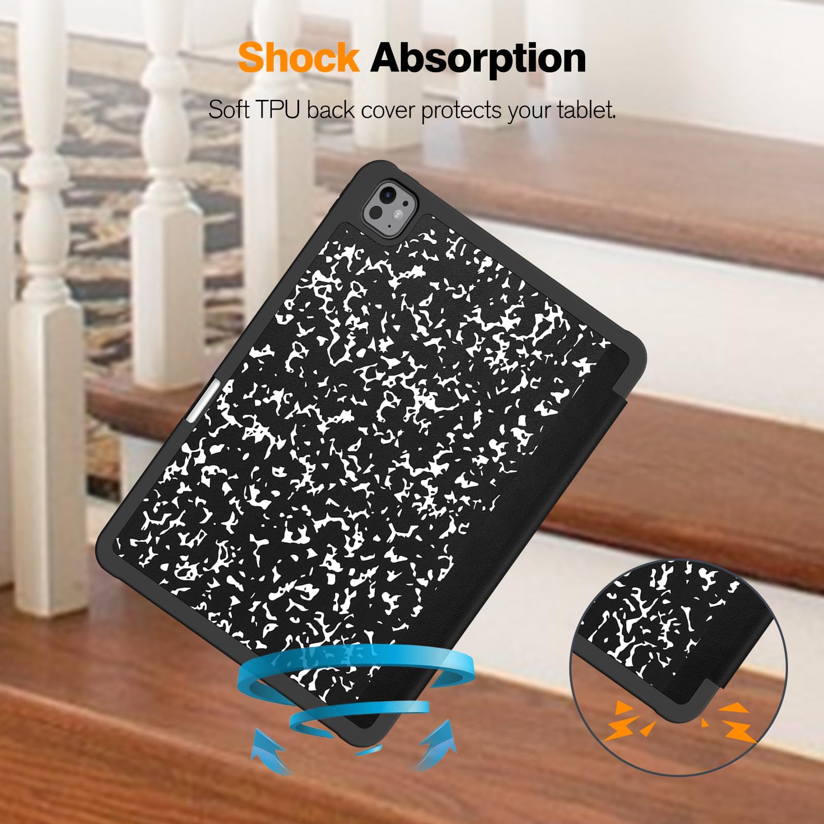 Foto 6 | Funda Fintie Slimshell Para Ipad Pro De 13 Pulgadas (m4) 2024 Con Lápiz - Venta Internacional.