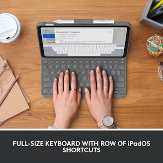 Foto 2 | Funda Con Teclado Logitech Slim Folio Para Ipad De Décima Generación Y A16 - Venta Internacional.
