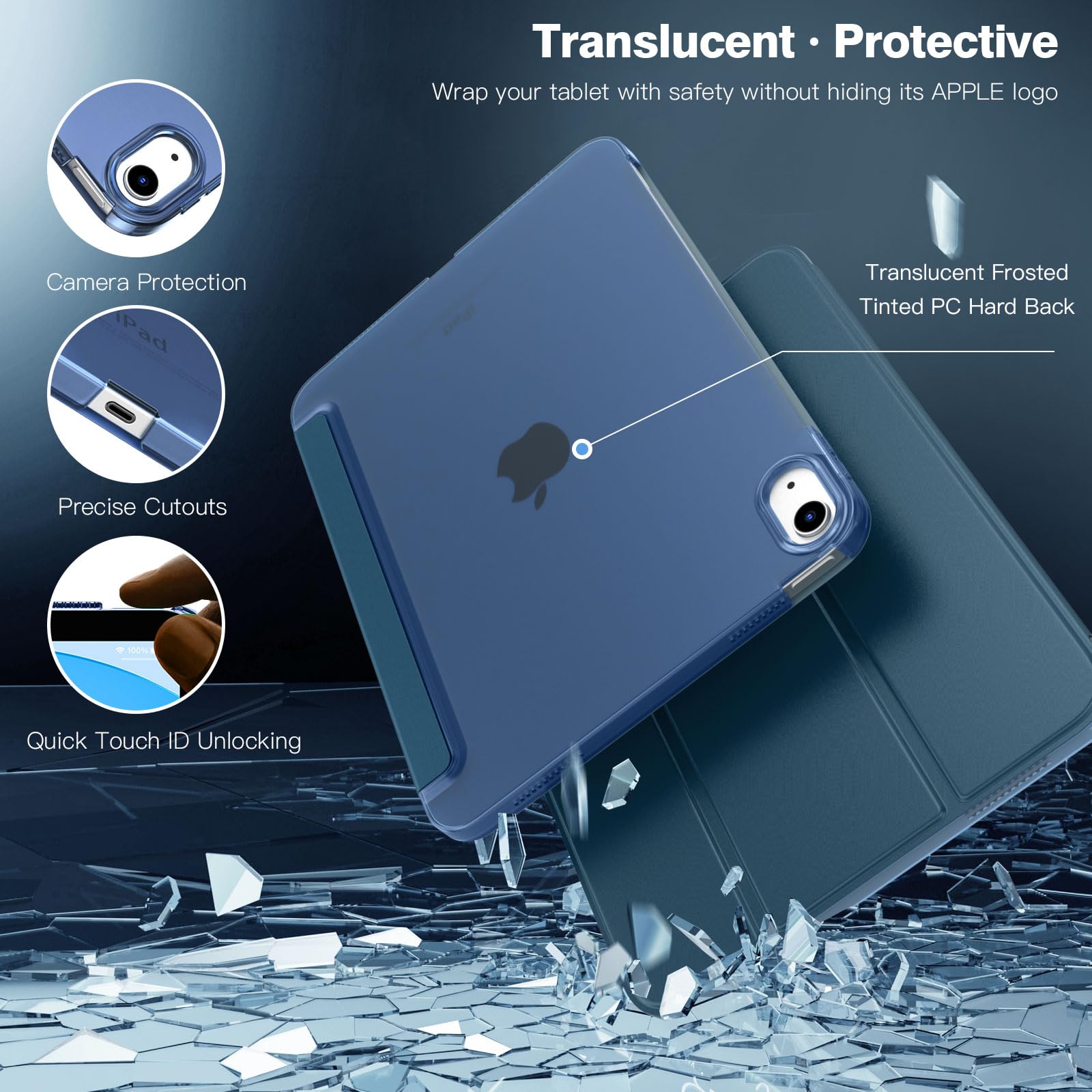 Foto 4 | Funda Timovo Para Ipad 11.ª Generación  11 Pulgadas  2025/10.ª Generación  10.9 Pulgadas - Venta Internacional.