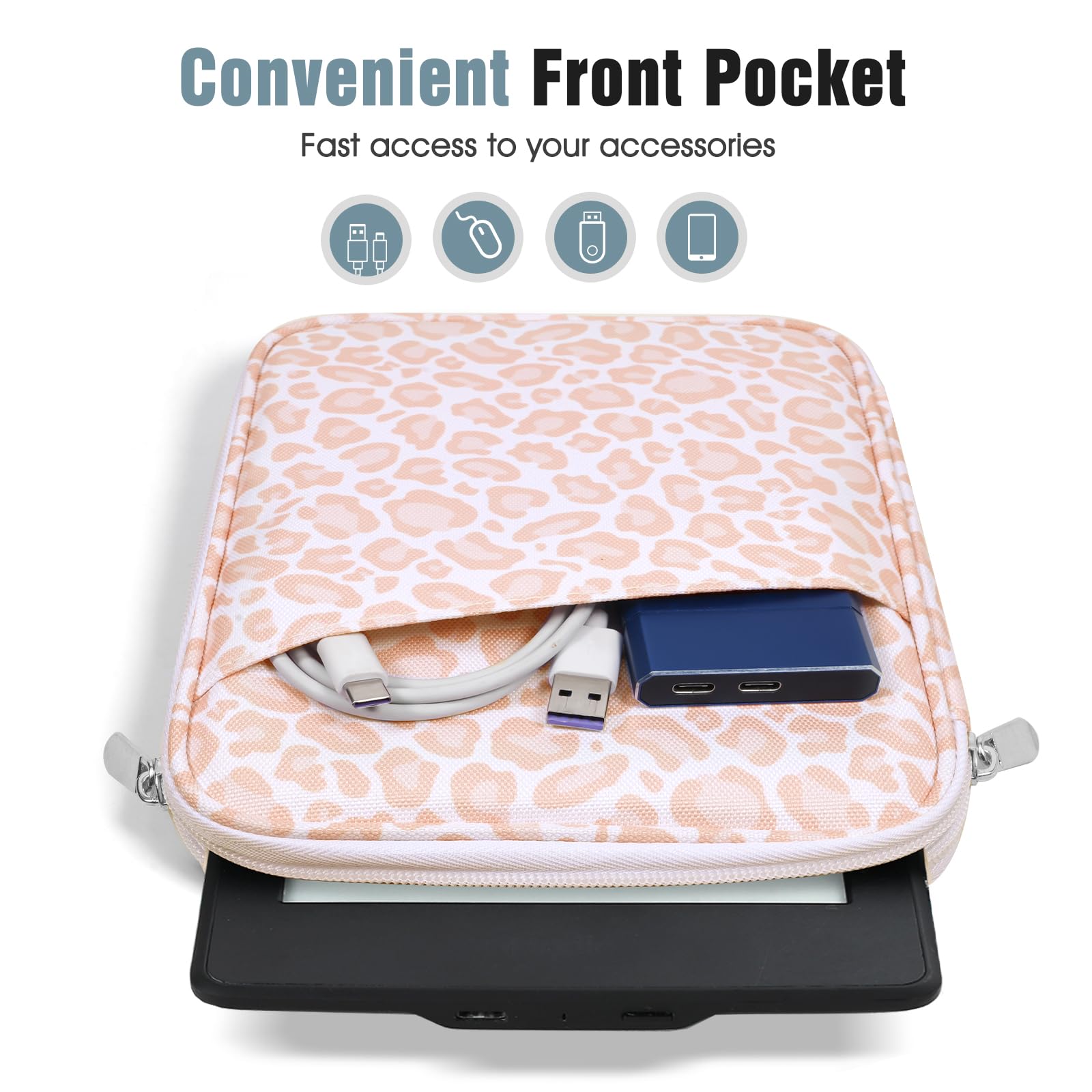 Foto 6 | Funda Para Tablet Timovo Para Kindle Paperwhite De 6 A 7 Pulgadas  Color Rosa - Venta Internacional.