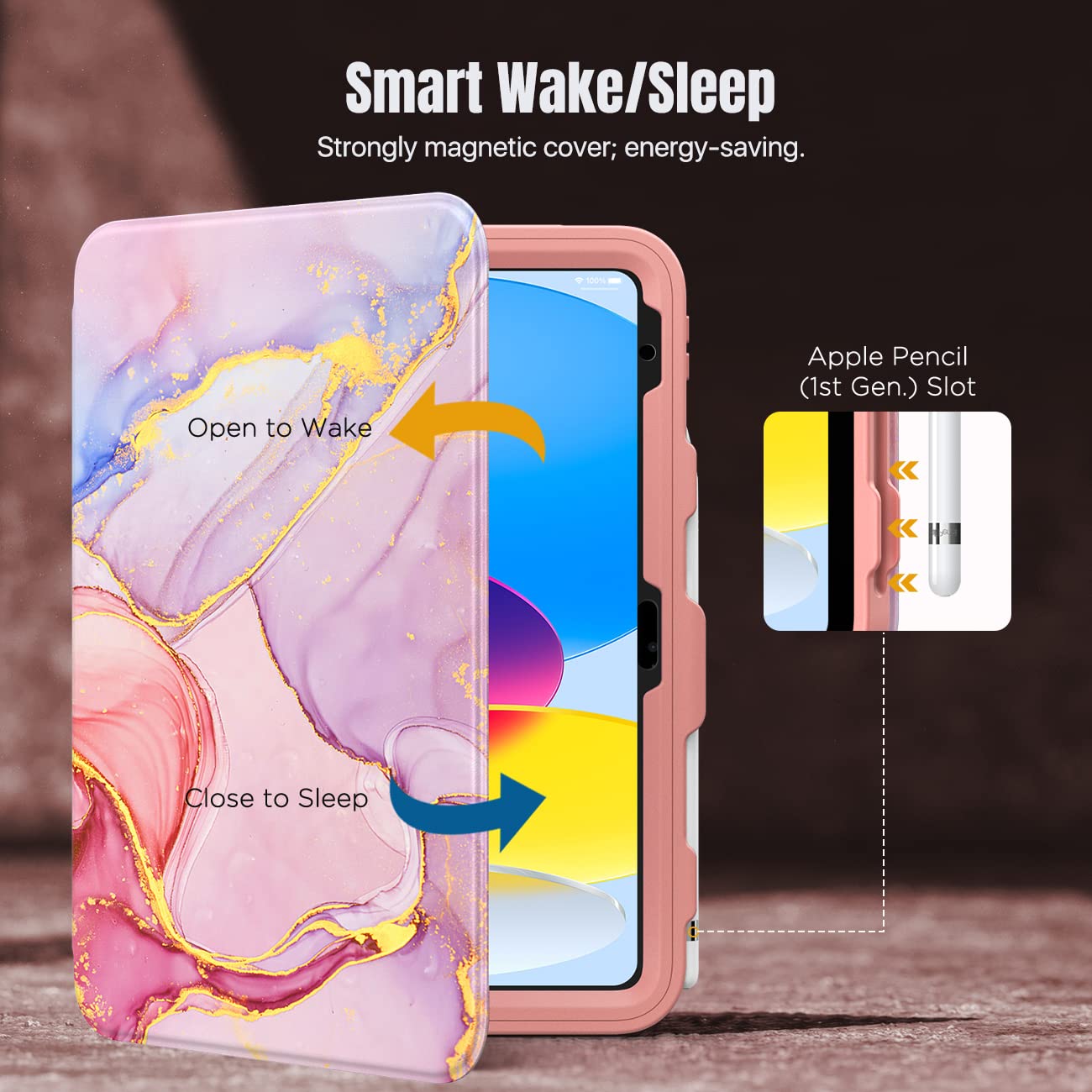 Foto 5 | Funda Moko Para Ipad De 11 Pulgadas (a16) 11.ª Generación Y 10.ª Generación 10.9 - Venta Internacional.