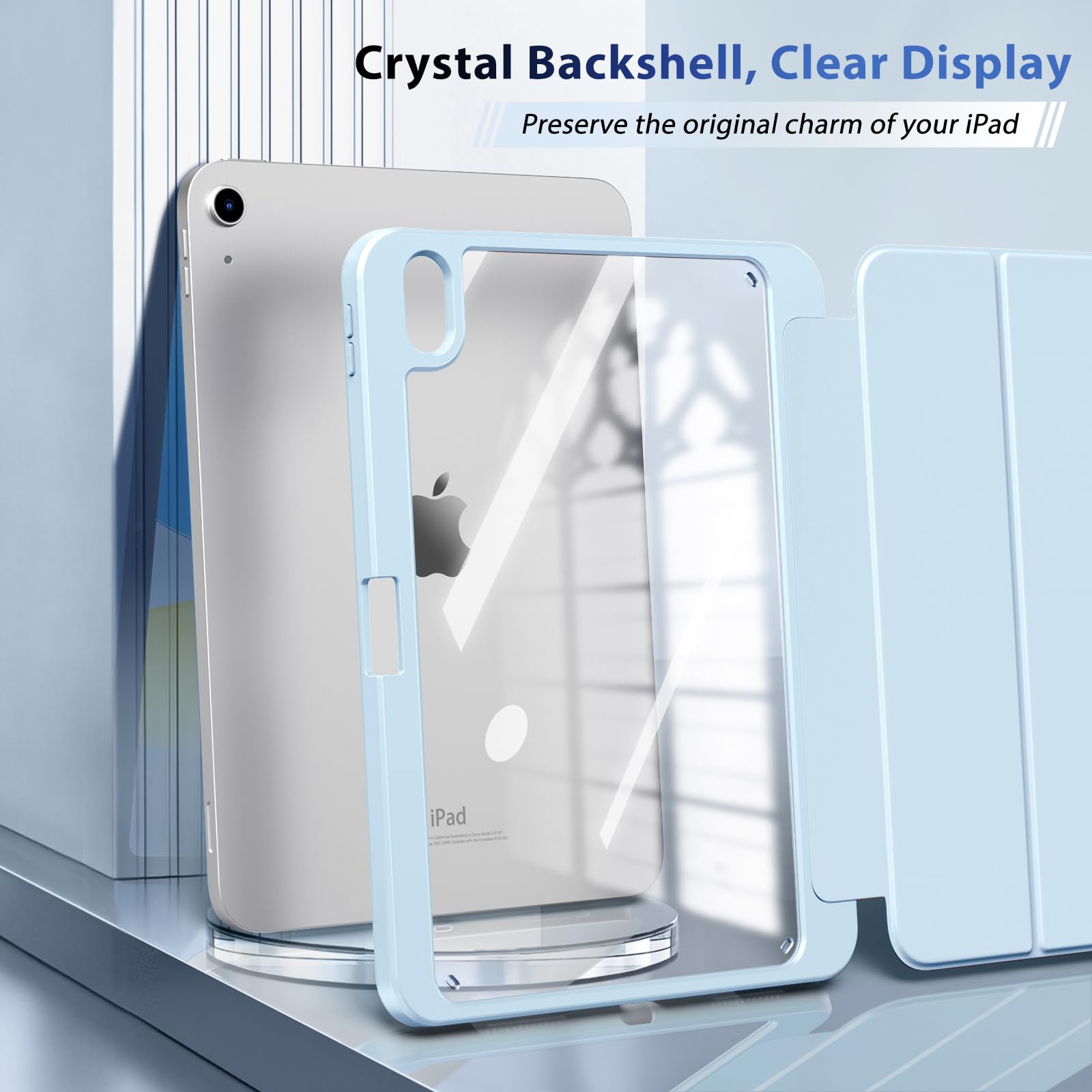Foto 3 | Funda Timovo Para Ipad 11.ª Generación De 11 Pulgadas 2025 Con Soporte Para Lápices - Venta Internacional.