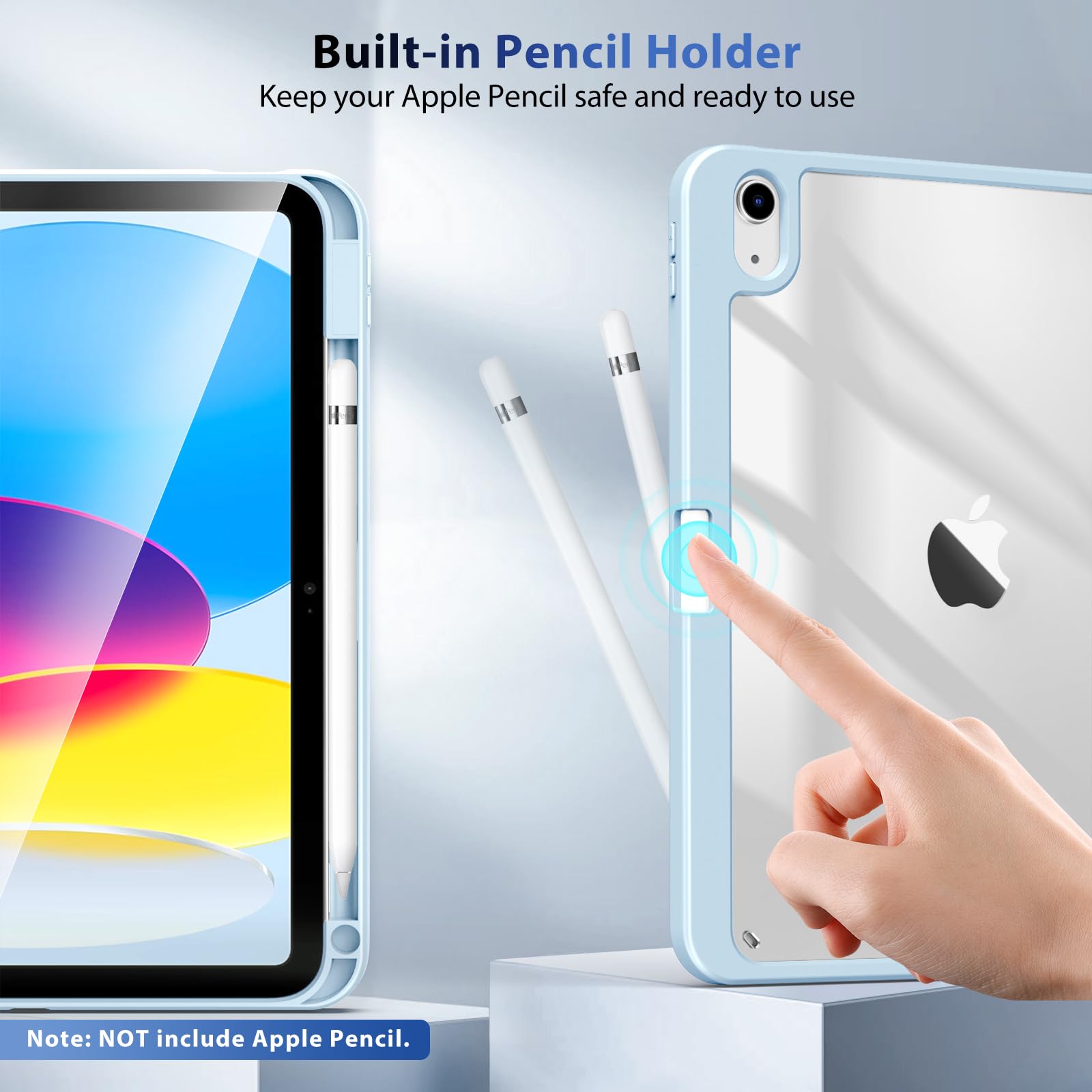 Foto 5 pulgar | Funda Timovo Para Ipad 11.ª Generación De 11 Pulgadas 2025 Con Soporte Para Lápices - Venta Internacional.