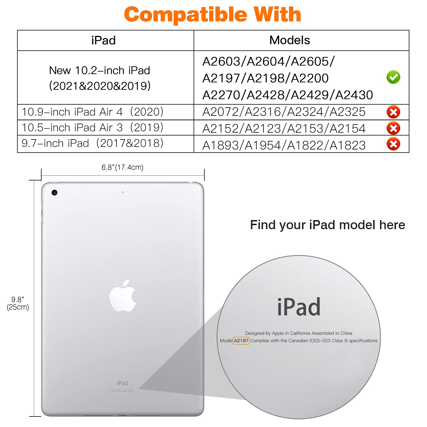 Foto 3 pulgar | Funda Moko Para Ipad 10.2 Ipad 9ª Generación 2021/8ª Generación 2020/7ª Generación 2019 - Venta Internacional.