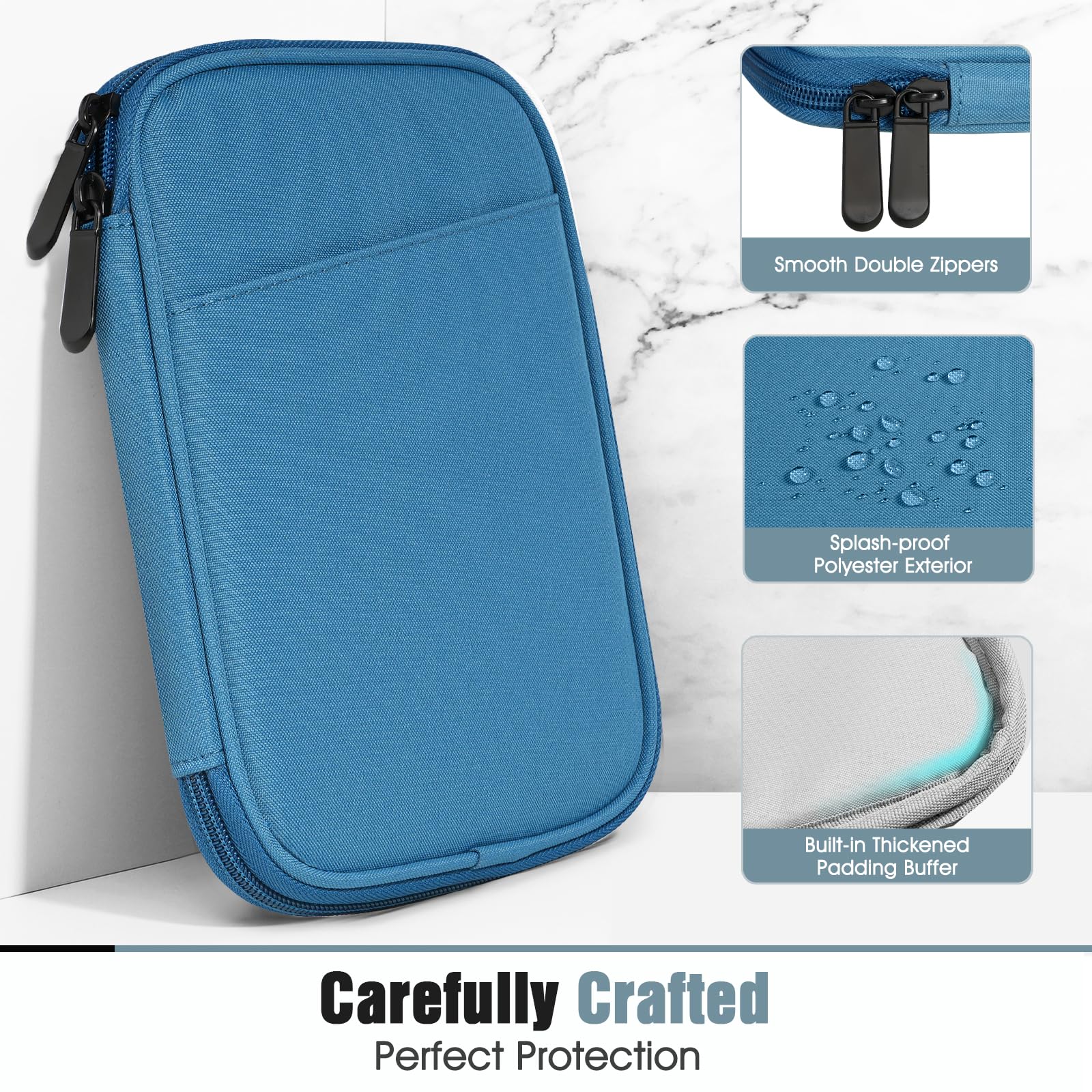 Foto 5 pulgar | Funda Para Tablet Timovo Para Kindle Paperwhite De 6 A 7 Pulgadas  Color Azul - Venta Internacional.
