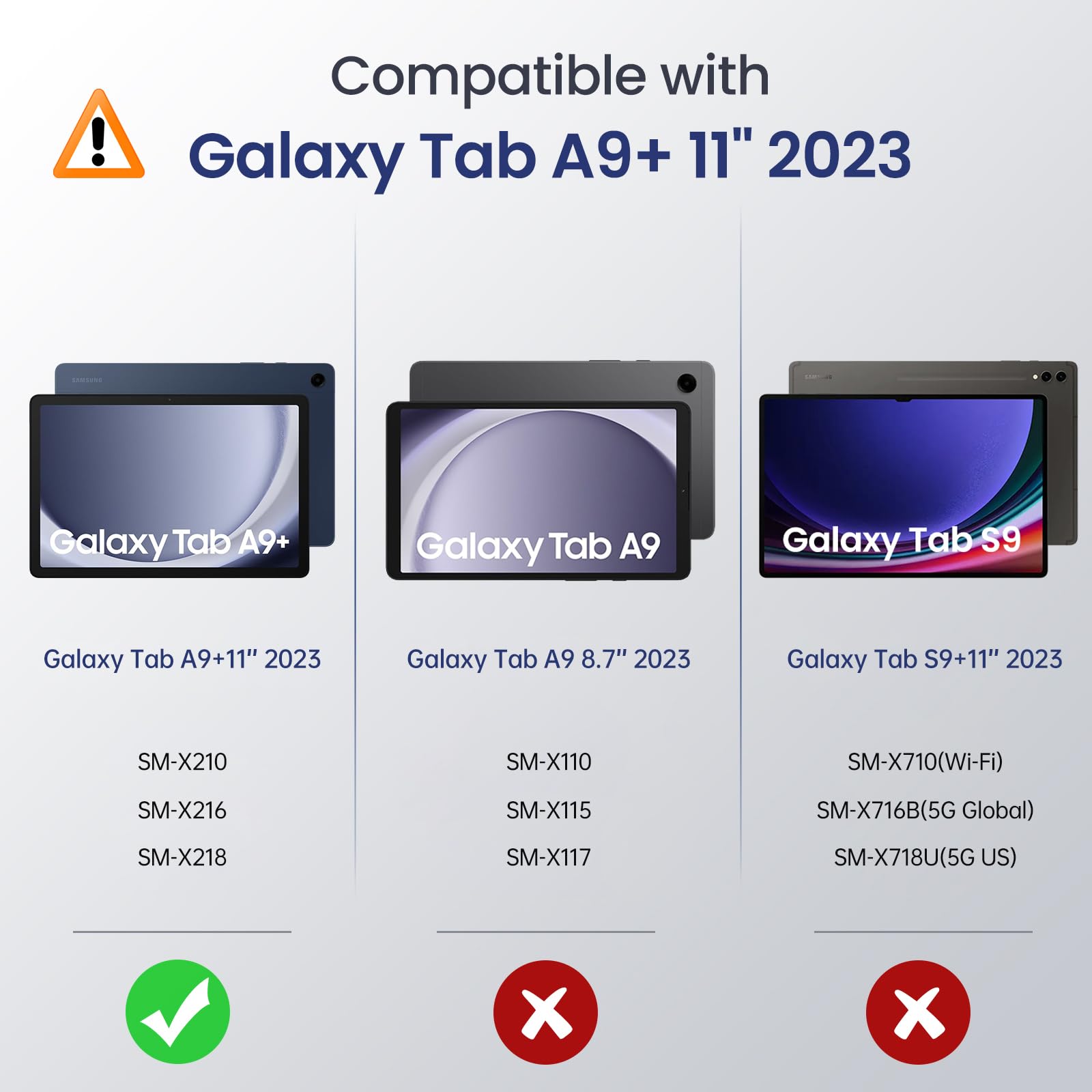 Foto 3 pulgar | Funda Moko Fit Para Galaxy Tab A9 Plus 11 2023 Con Protector De Pantalla - Venta Internacional.