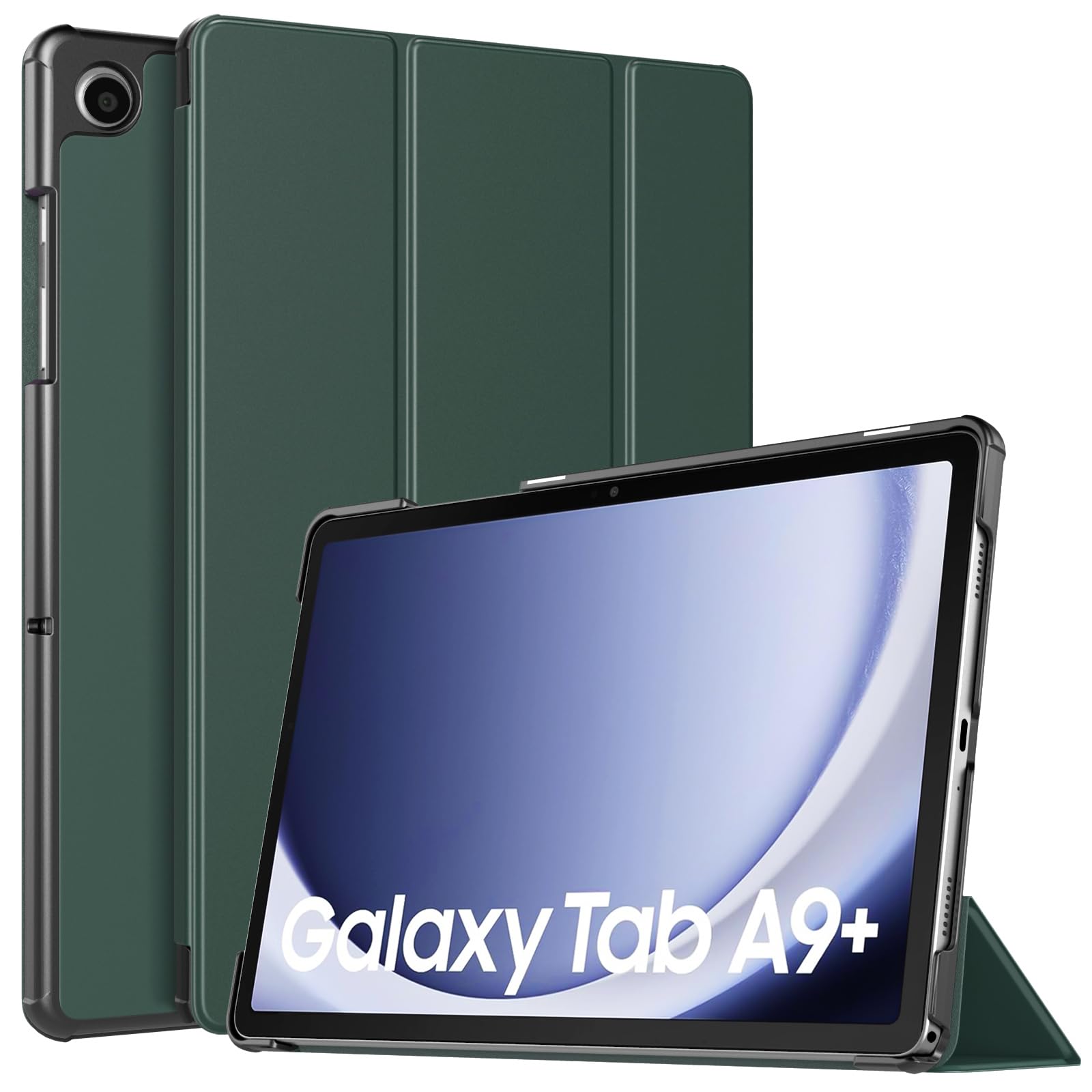 Funda Timovo Para Samsung Galaxy Tab A9+ De 11 Pulgadas 2023  Color Verde Medianoche - Venta Internacional.