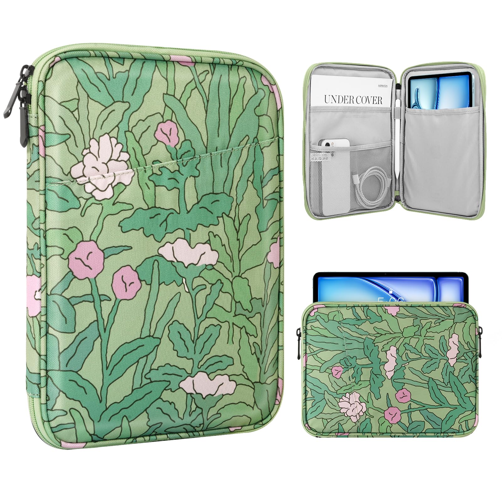 Funda Para Tablet Timovo 9-11 Para Ipad 11 Pulgadas A16 2025 Verde - Venta Internacional.