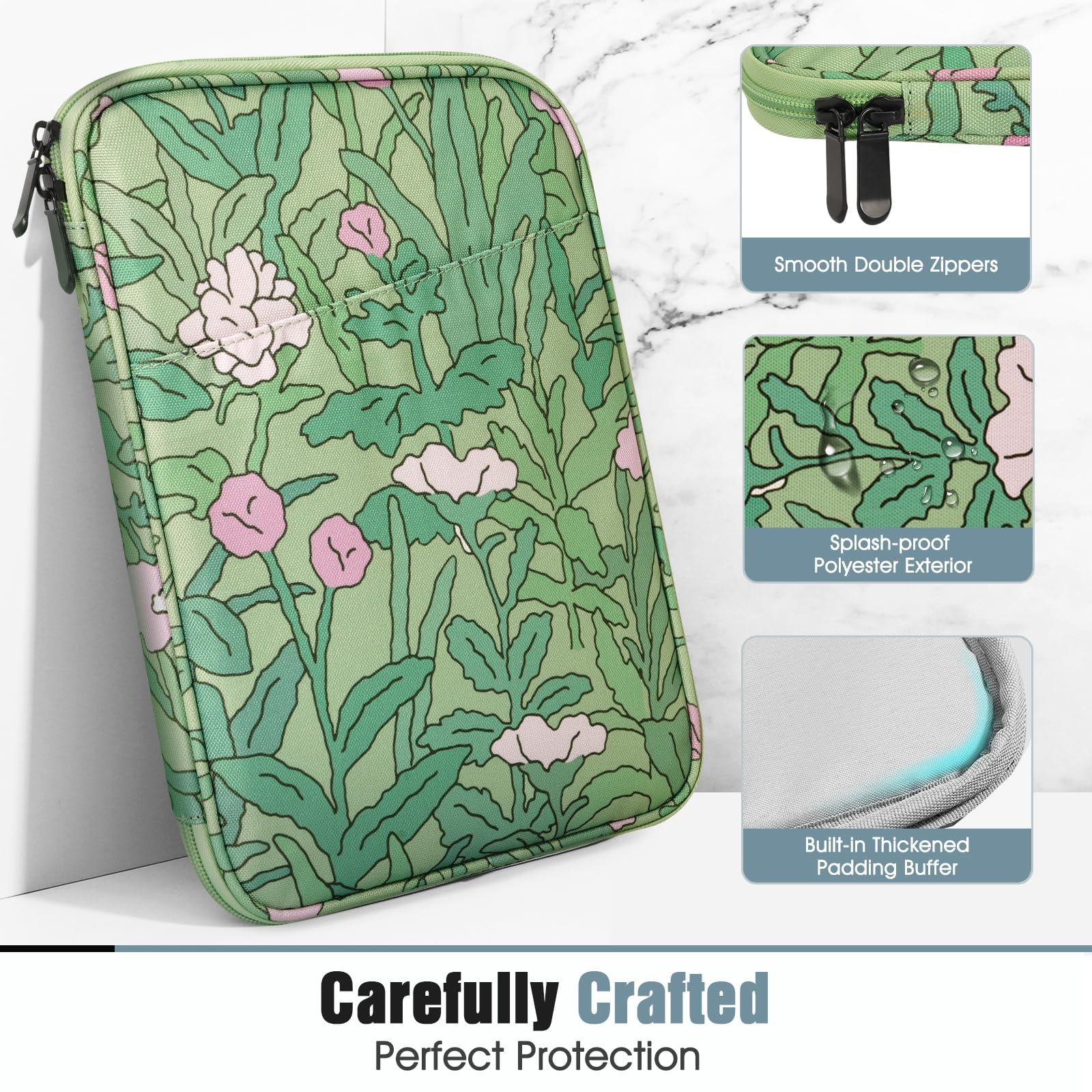 Foto 4 | Funda Para Tablet Timovo 9-11 Para Ipad 11 Pulgadas A16 2025 Verde - Venta Internacional.