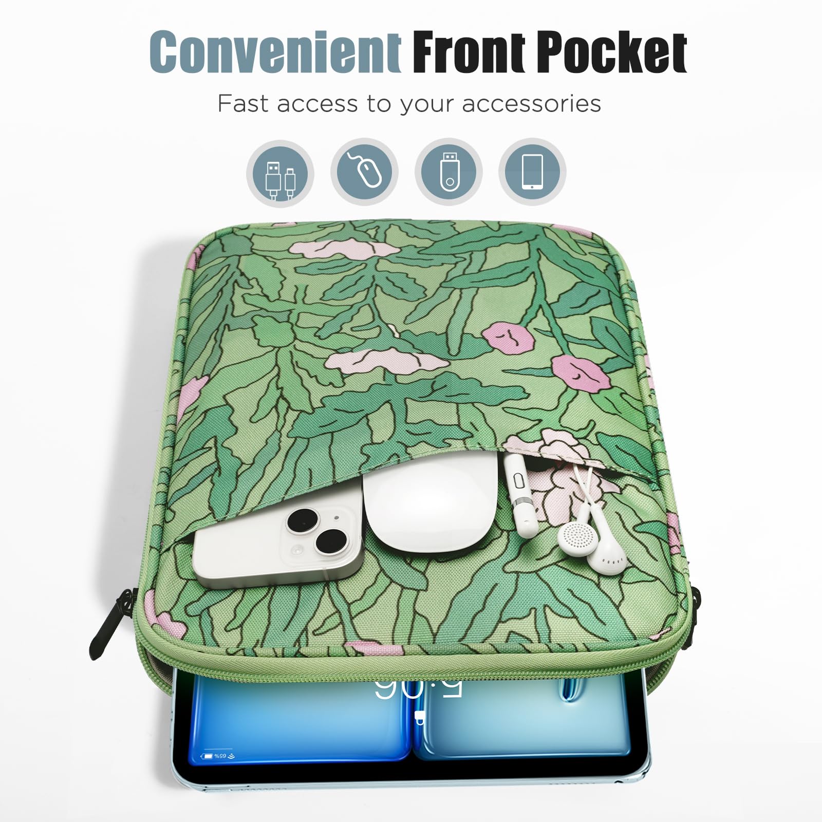 Foto 7 pulgar | Funda Para Tablet Timovo 9-11 Para Ipad 11 Pulgadas A16 2025 Verde - Venta Internacional.