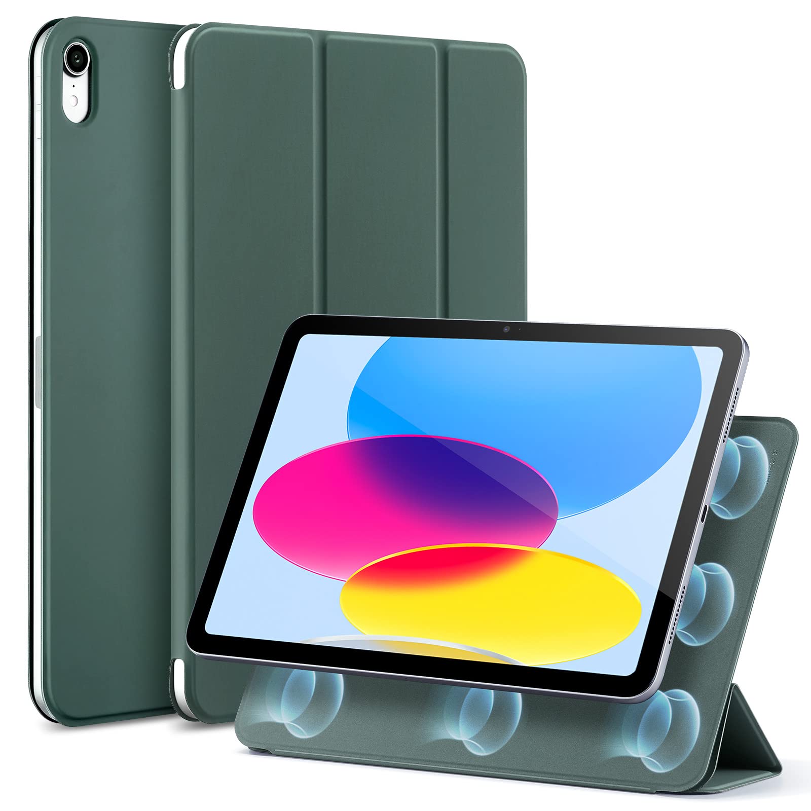 Funda Esr Para Ipad 11ª Y 10ª Generación De 10 9 Pulgadas Con Imán Verde - Venta Internacional.