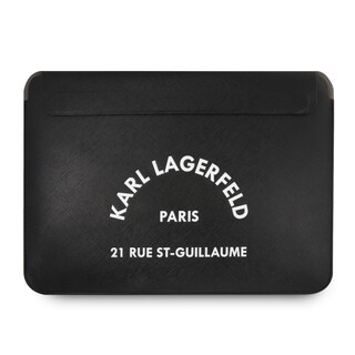 Foto 1 | Funda Original Karl Saffiano Letras Laptop 14 Negro