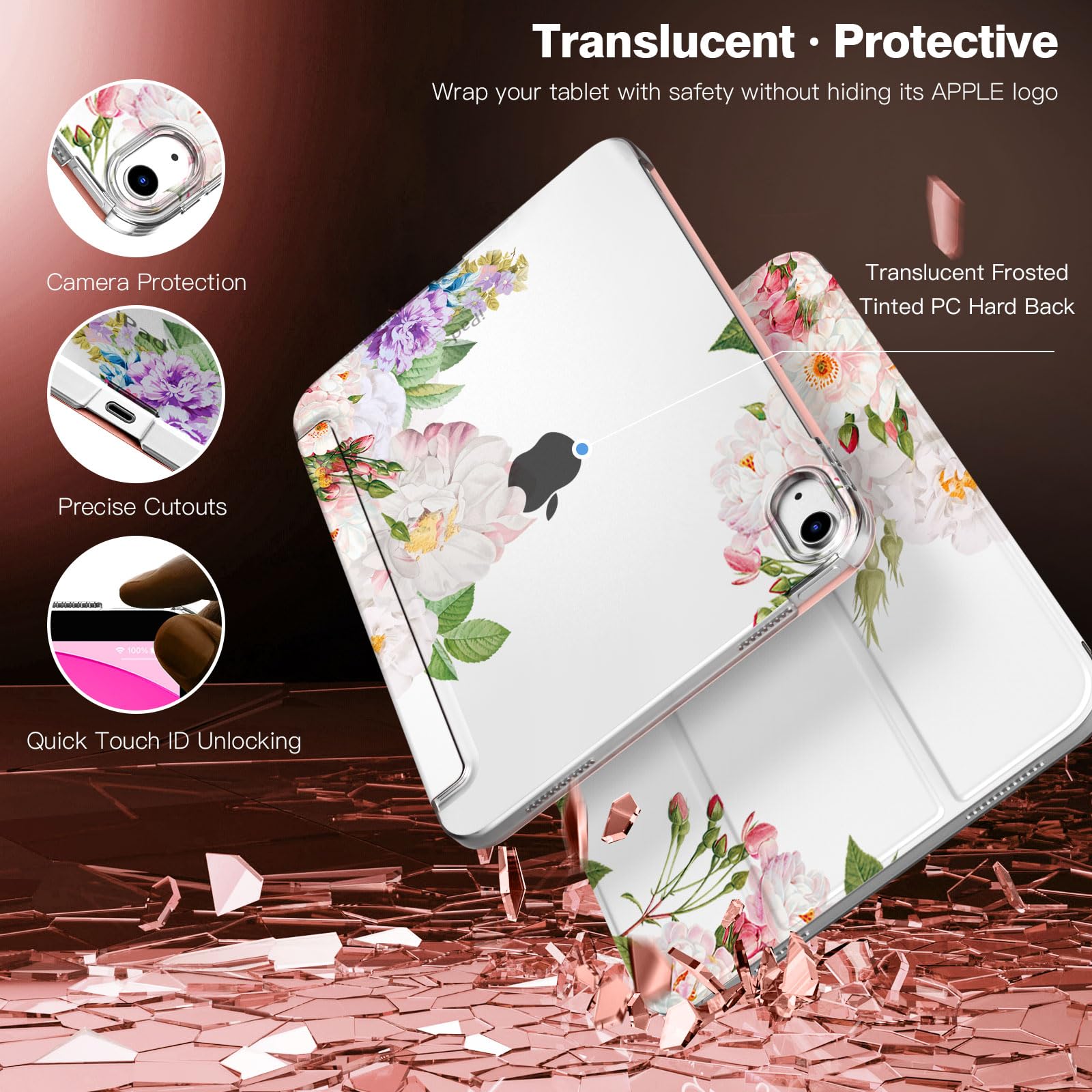 Foto 5 | Funda Timovo Para Ipad 11.ª Generación  11 Pulgadas  2025/10.ª Generación  10.9 Pulgadas - Venta Internacional.