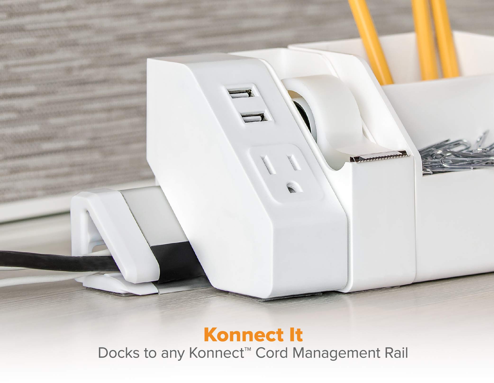 Foto 3 pulgar | Alimentación De Escritorio Bostitch Office Konnect™ Con 2 Puertos Usb Y Toma - Venta Internacional.