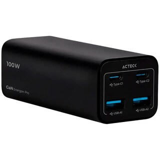 Foto 1 | Cargador De Escritorio Acteck Energon Mate Ce717 Usb-a/usb-c Carga Ultra Rapida 100w Negro Ac-936491