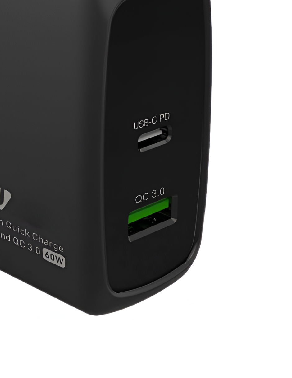 Foto 3 | Cargador Dual Usb A 3.0 Y Tipo C Tc4500blk Jarv 60w Color Negro