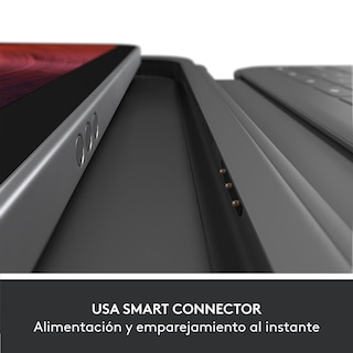 Foto 4 | Funda con Teclado Logitech Rugged Folio color Negro para iPad Gen 10