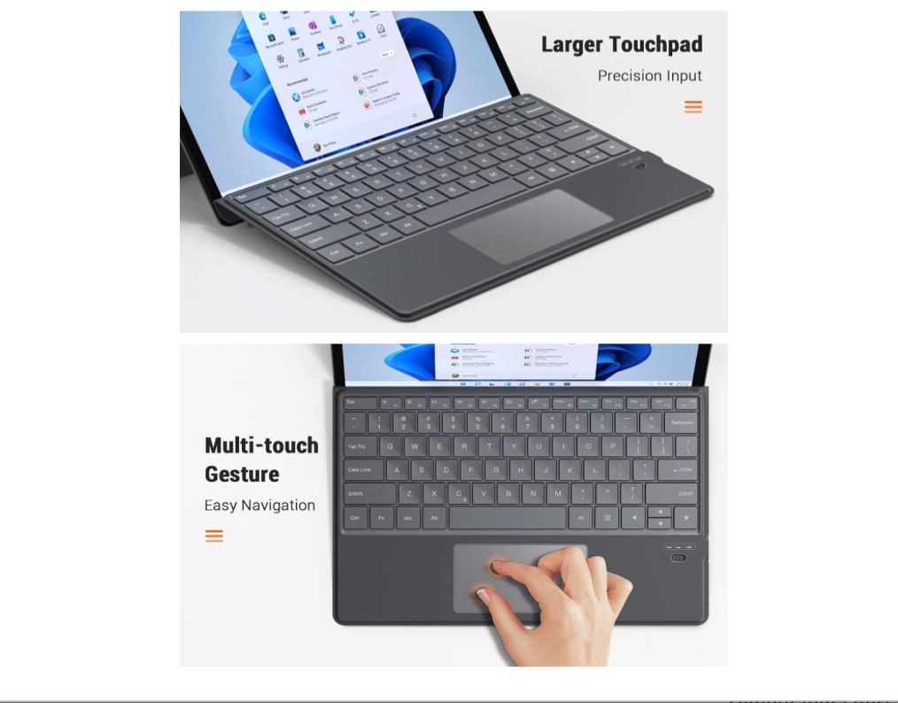 Foto 3 pulgar | Funda para Teclado Moko Compatible con Microsoft