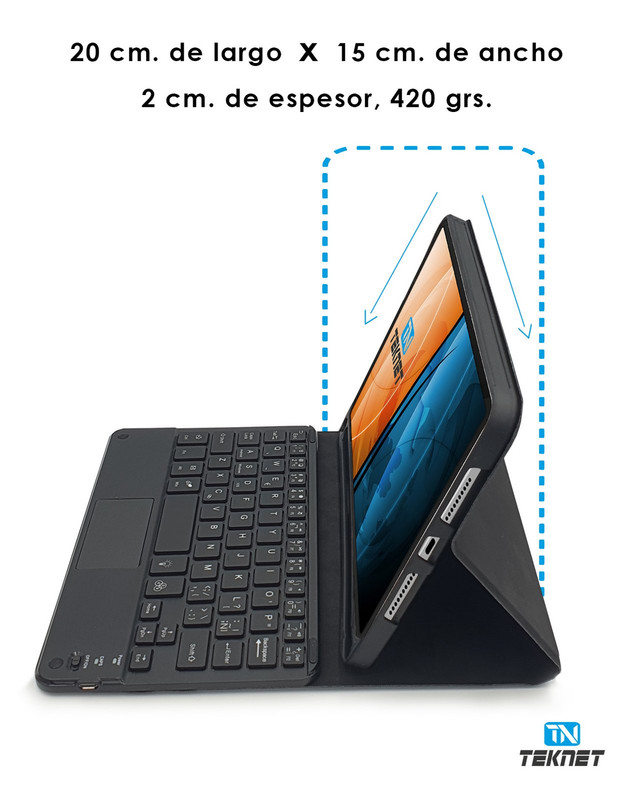 Foto 5 pulgar | Teclado Teknet Funda Bluetooth Para Ipad Mini 6 8.3''