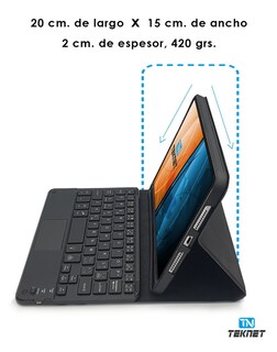 Foto 4 | Teclado Teknet Funda Bluetooth Para Ipad Mini 6 8.3''