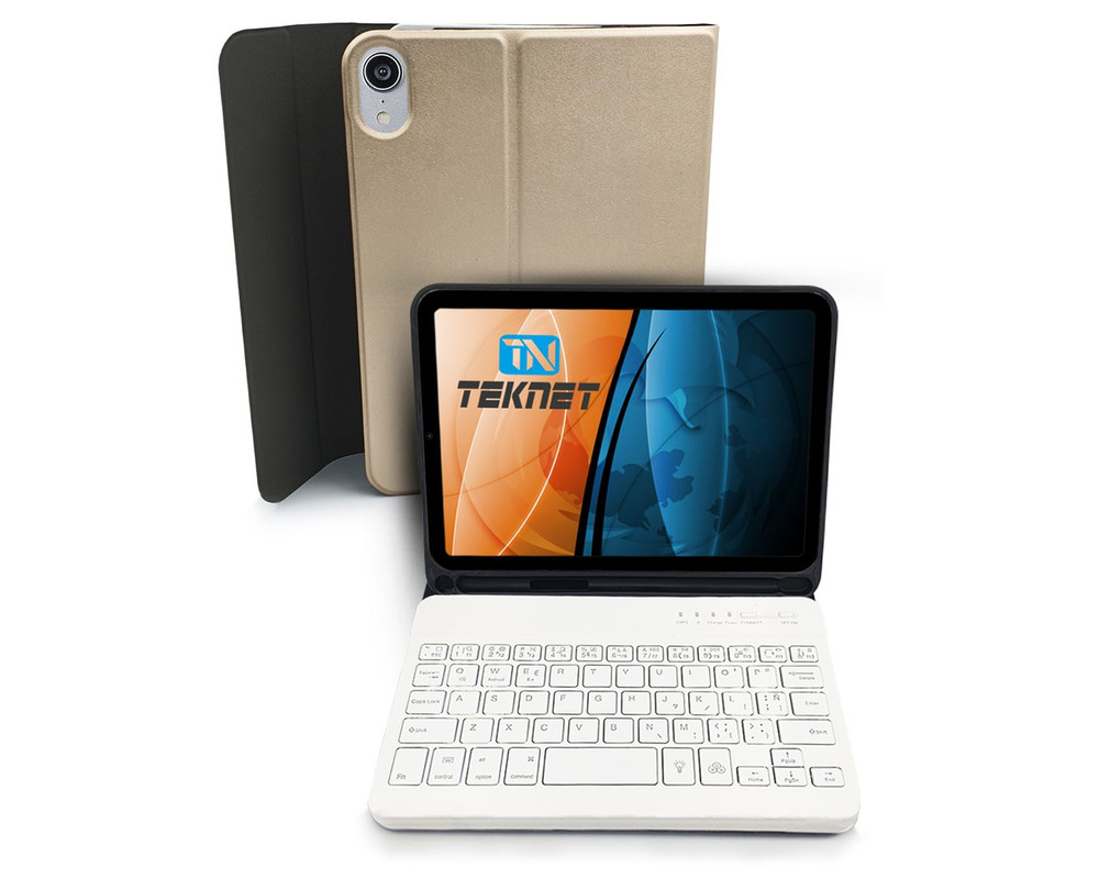 Teclado Teknet Funda Bluetooth Para Ipad Mini 6 8.3''