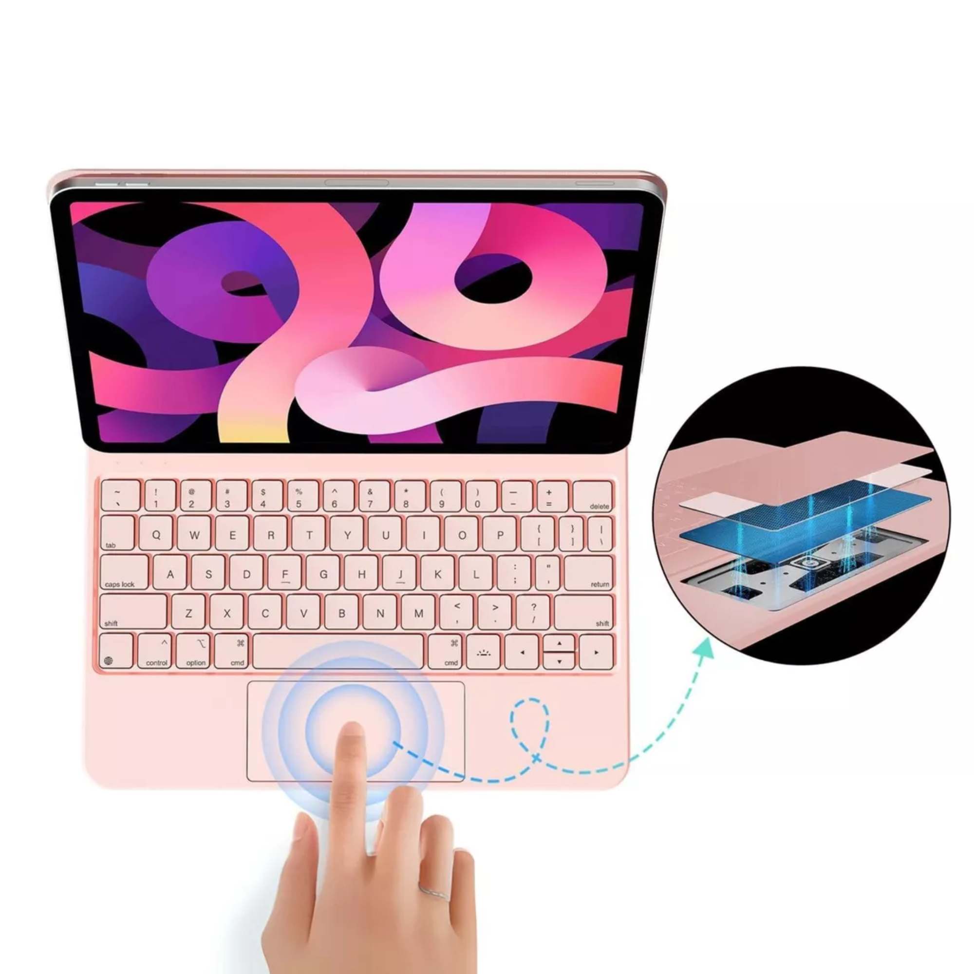 Foto 5 pulgar | Funda Teclado Magic Keyboard Para Ipad 10th Gen 2022 Rgb