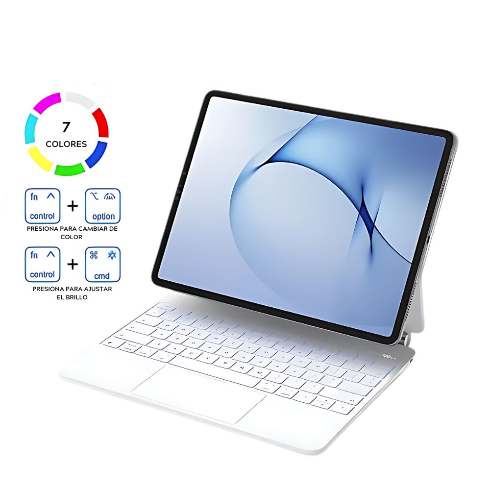 Foto 5 pulgar | Teclado Magic Keyboard Gadgets&fun Para Ipad Pro 12.9 2018 - 2021