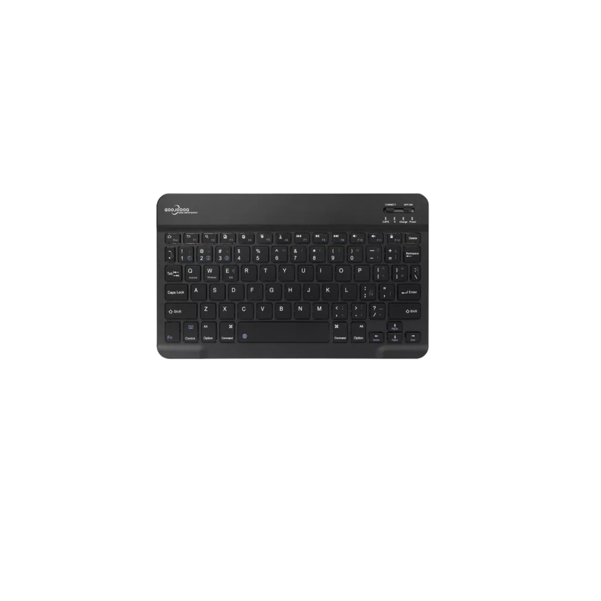 Teclado Inalámbrico Bluetooth Para Ipad Android Pc Negro