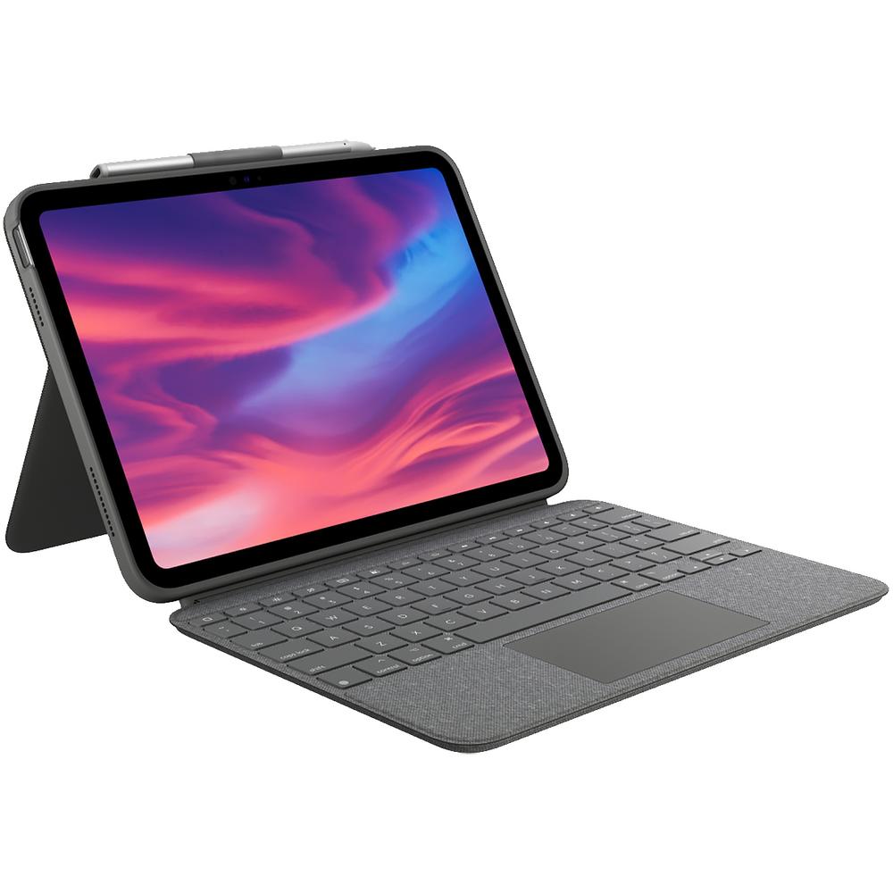 Foto 2 pulgar | Funda Logitech Combo Touch Teclado Retroiluminado Compatible Ipad 10th Gen 10.5'' Gris 920-011433