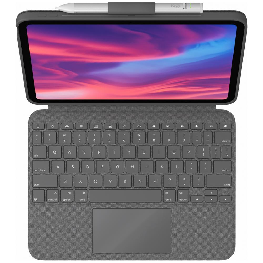 Foto 3 pulgar | Funda Logitech Combo Touch Teclado Retroiluminado Compatible Ipad 10th Gen 10.5'' Gris 920-011433