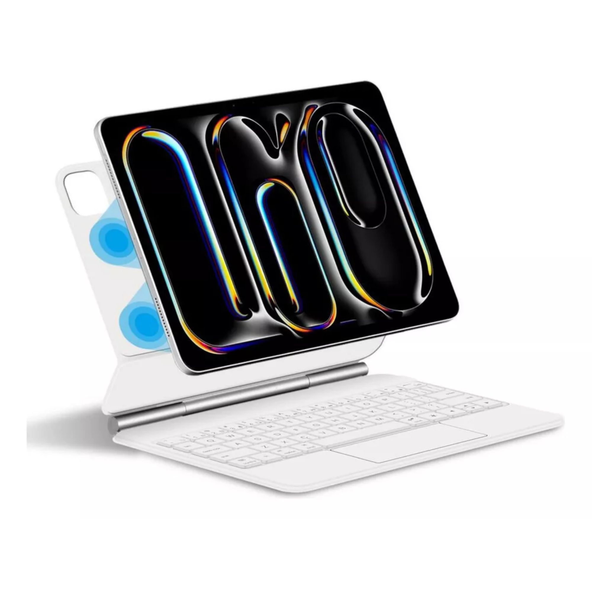 Foto 2 pulgar | Funda Magic Keyboard Para Ipad Pro 13 M4 Teclado Español Color Blanco