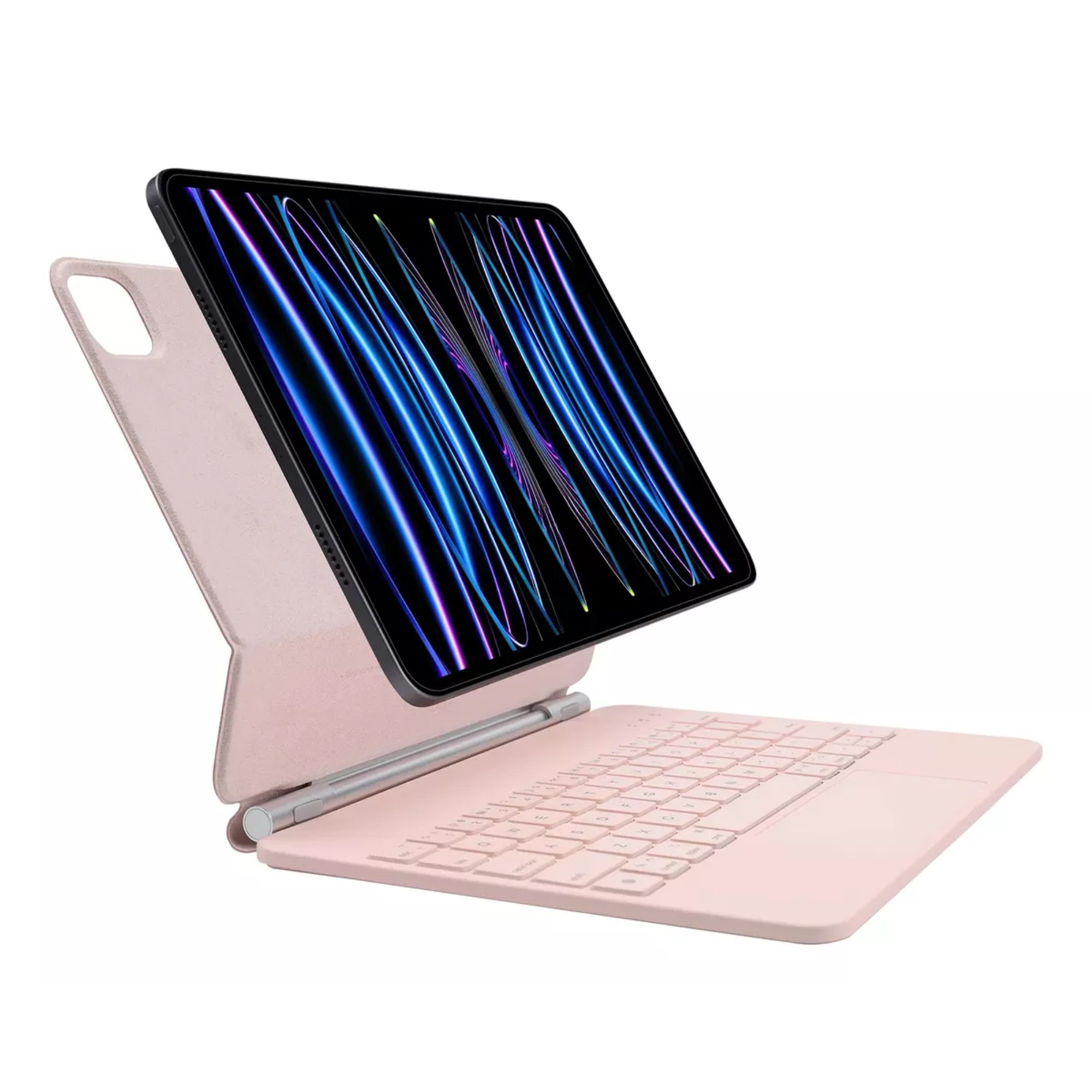 Funda Magic Keyboard Para Ipad Pro 13 M4 Teclado Español Color Rosa